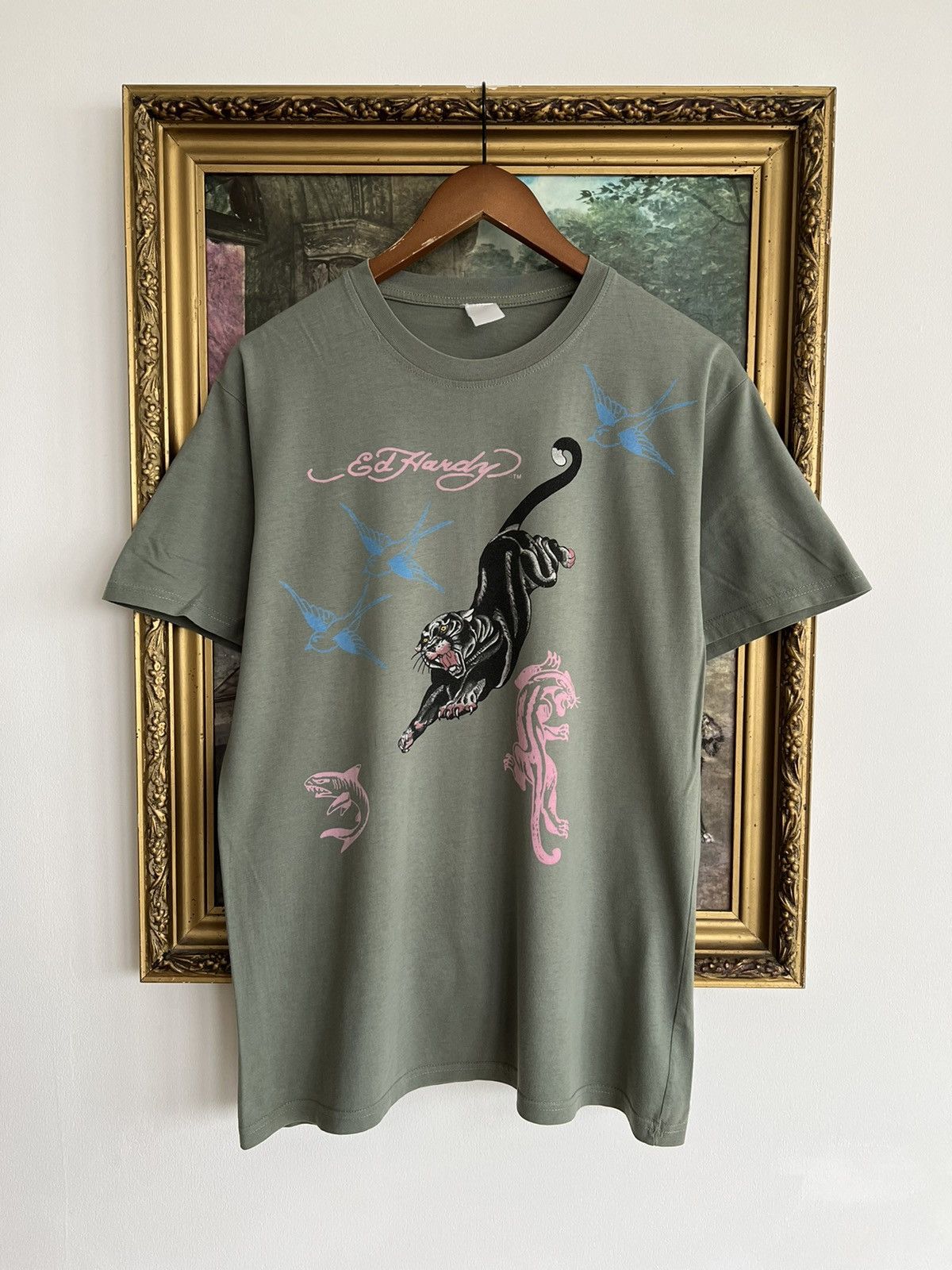 Ed Hardy Ed Hardy Christian Audigier Pantera Streetwear Tee Size US M / EU 48-50 / 2 - 1 Thumbnail