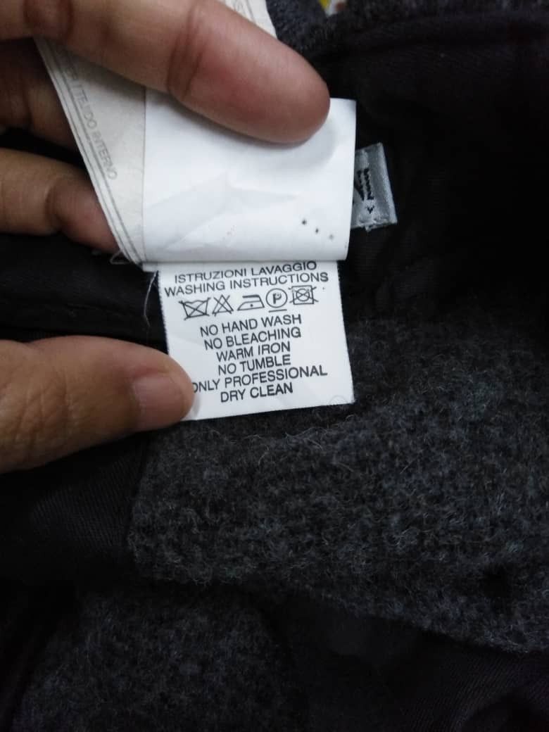 Emporio Armani ✨Need Gone Today ✨Emporio Armani Wool Casual Pants Size US 33 - 9 Thumbnail