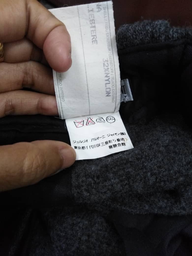 Emporio Armani ✨Need Gone Today ✨Emporio Armani Wool Casual Pants Size US 33 - 7 Thumbnail
