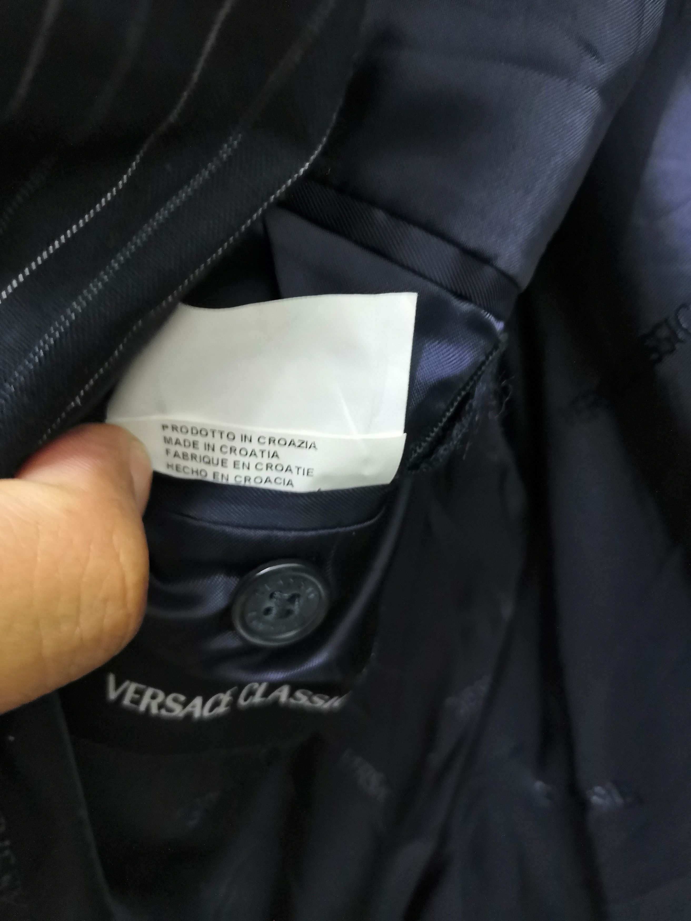 Versace Vtg Versace Classic 3 Buttom Blazer Jacket Size US XS / EU 42 / 0 - 10 Thumbnail