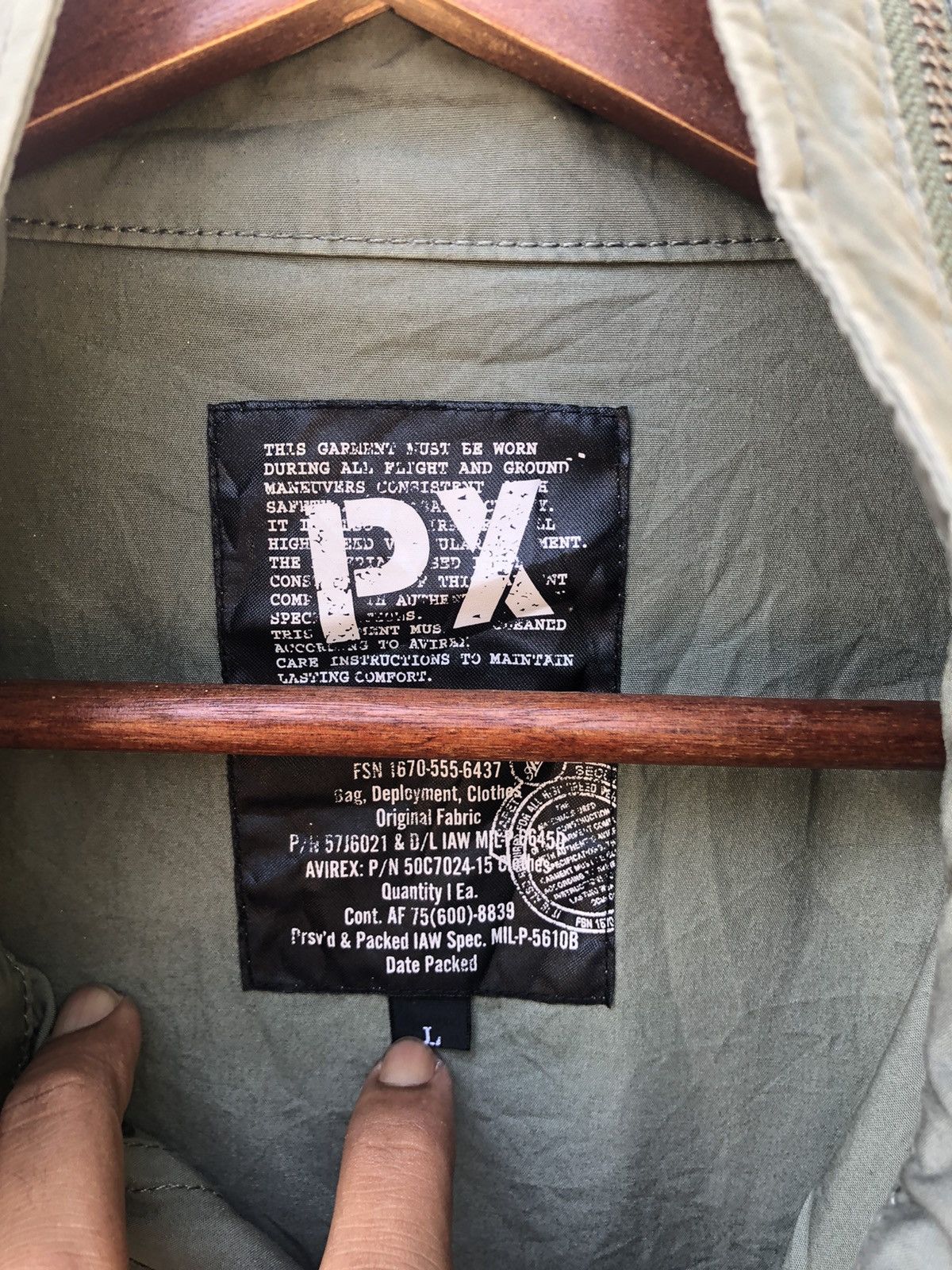 Avirex 📣Avirex px jacket military style Size US L / EU 52-54 / 3 - 3 Thumbnail