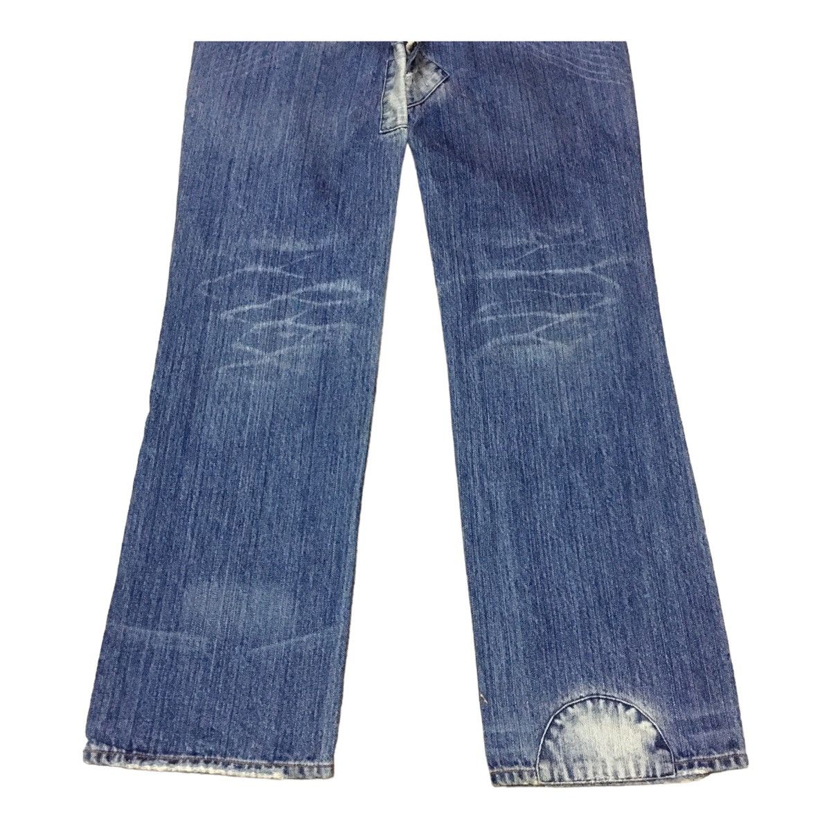 If Six Was Nine × Japanese Brand Rare Design Vintage Brand Zerosail Sashiko Boro Jeans 1990s Size US 33 - 6 Thumbnail