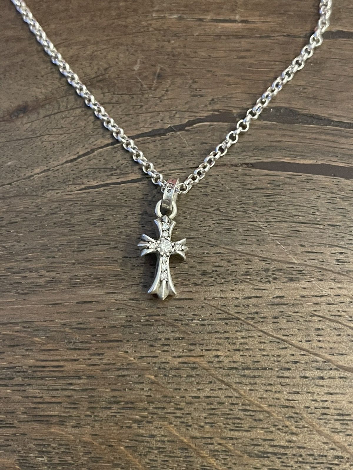 +CHROME HEARTS+ BABY FAT CROSS CHARM ダイアモンド チャーム Authentic [Chrome Hearts] Charm CH Cross Baby Fat | eBay