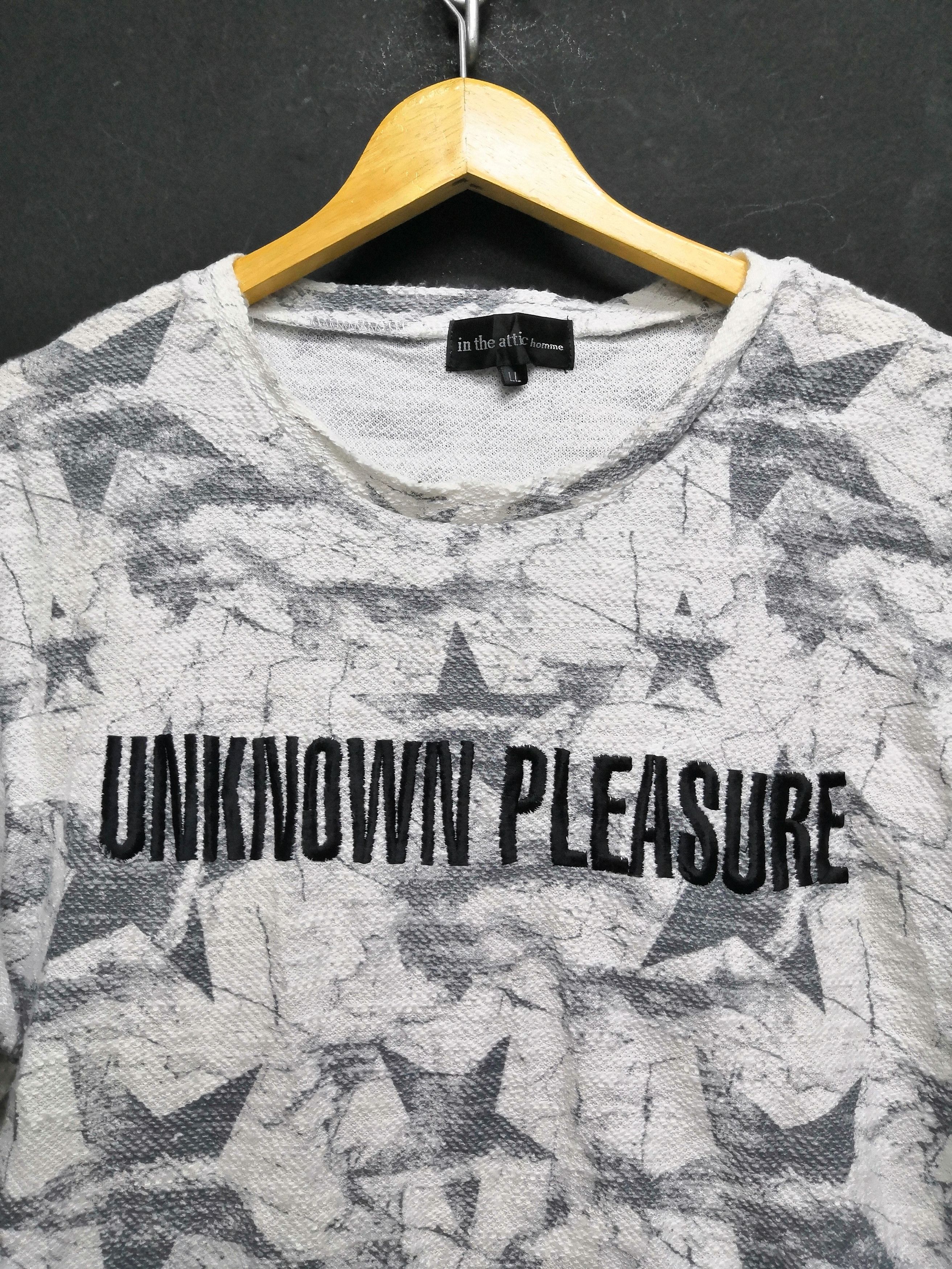 Japanese Brand × Pleasures × Vintage In The Attic Homme Uknown Pleasure Full Printed Wool Tshirt Size US M / EU 48-50 / 2 - 3 Thumbnail