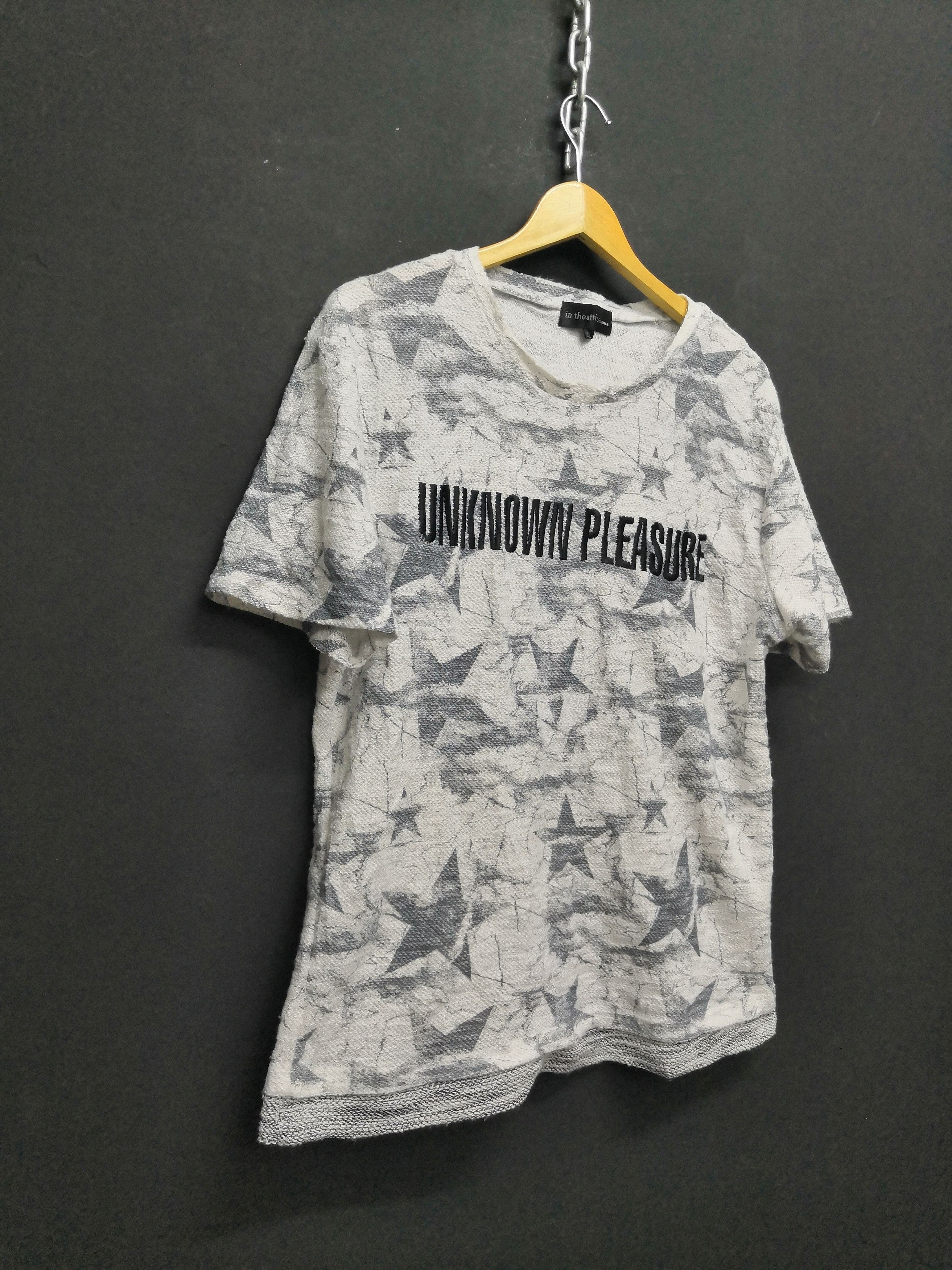 Japanese Brand × Pleasures × Vintage In The Attic Homme Uknown Pleasure Full Printed Wool Tshirt Size US M / EU 48-50 / 2 - 2 Thumbnail
