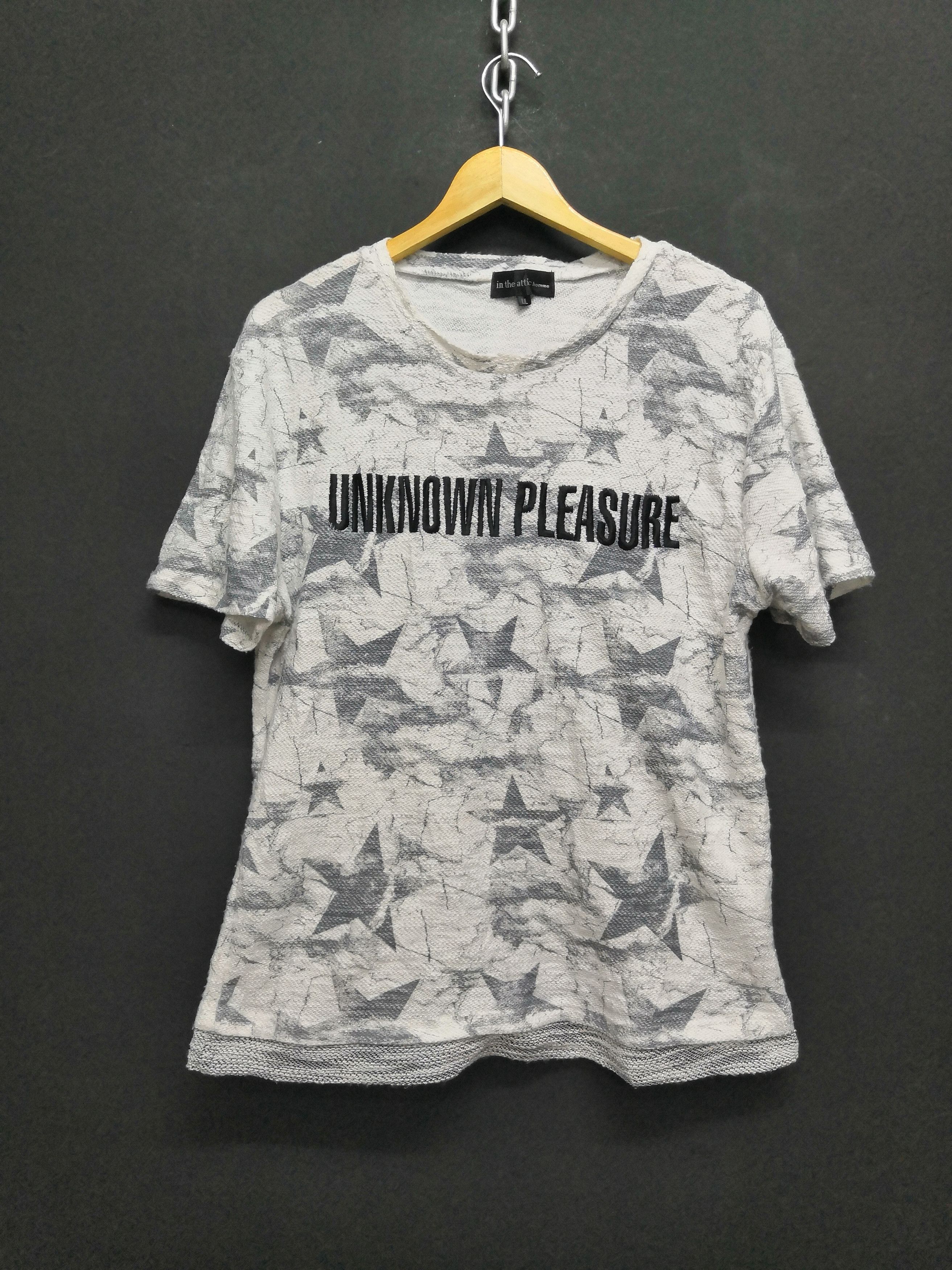 Japanese Brand × Pleasures × Vintage In The Attic Homme Uknown Pleasure Full Printed Wool Tshirt Size US M / EU 48-50 / 2 - 1 Thumbnail
