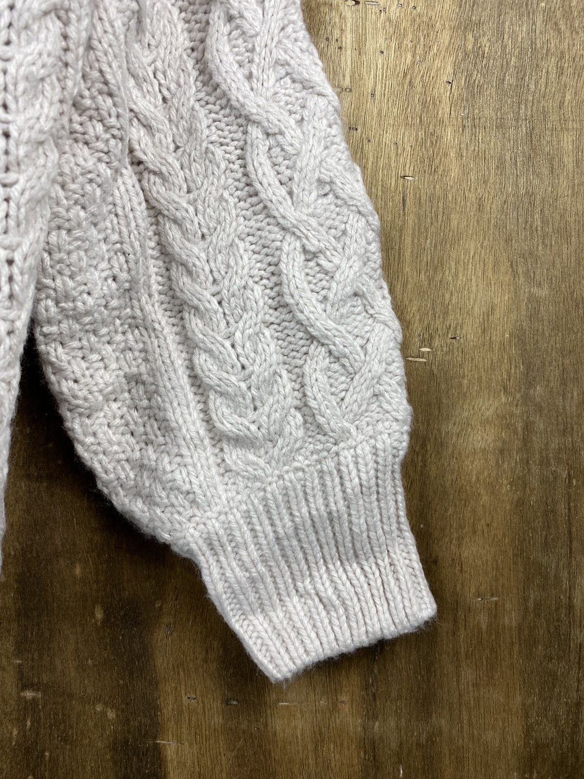 Aran Isles Knitwear GU Japan aran isle Cable Knitwear Cardigan #Z002 Size S / US 4 / IT 40 - 6 Thumbnail