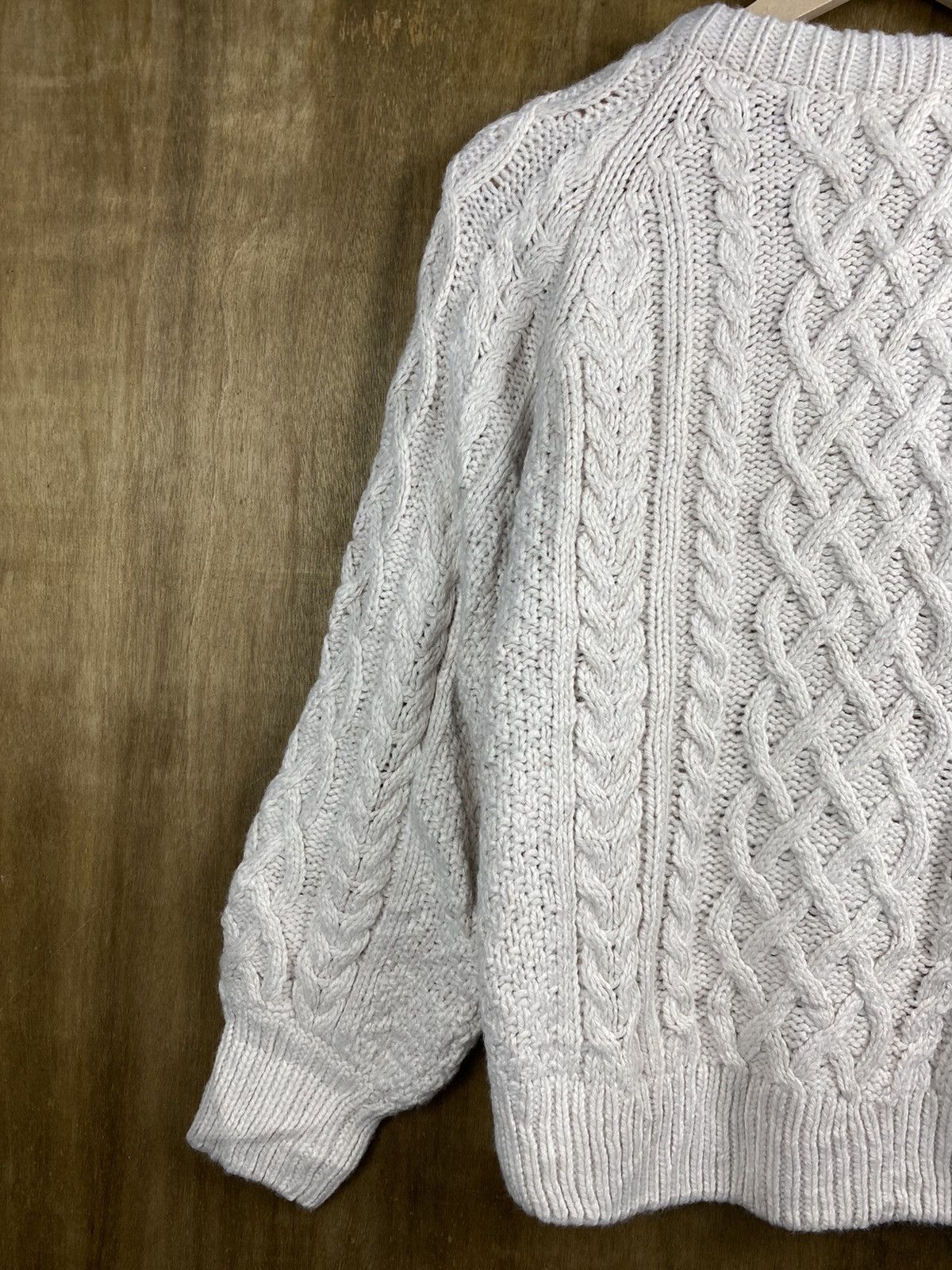 Aran Isles Knitwear GU Japan aran isle Cable Knitwear Cardigan #Z002 Size S / US 4 / IT 40 - 14 Thumbnail