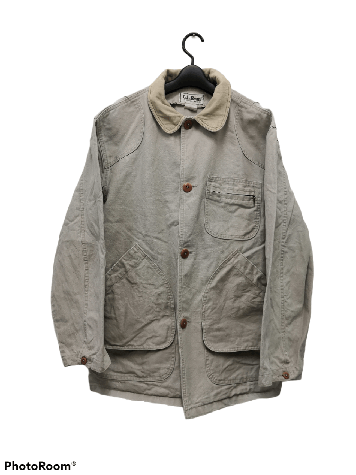 L.L. Bean × Vintage Vintage 90s L.L. Bean Workwear Chore Jacket Size US M / EU 48-50 / 2 - 1 Thumbnail