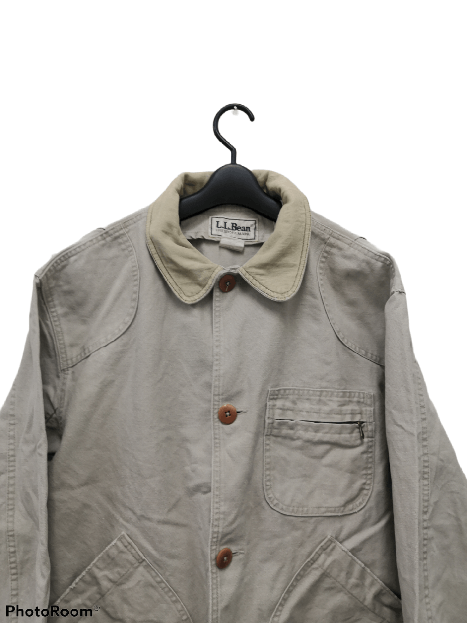 L.L. Bean × Vintage Vintage 90s L.L. Bean Workwear Chore Jacket Size US M / EU 48-50 / 2 - 2 Thumbnail