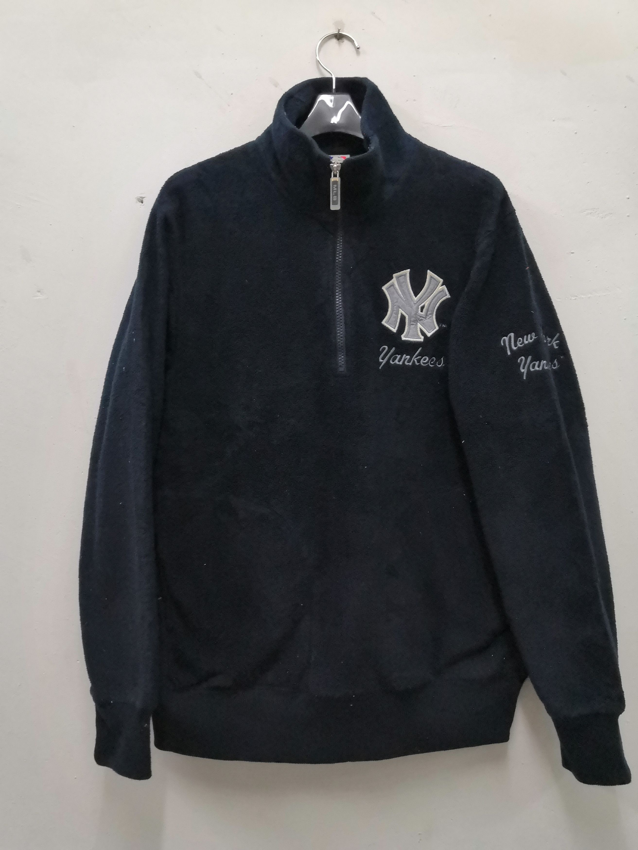 MLB × New York Yankees × Uniqlo MLB x New York Yankees Half Zipper Fleece Jacket Size US M / EU 48-50 / 2 - 1 Thumbnail