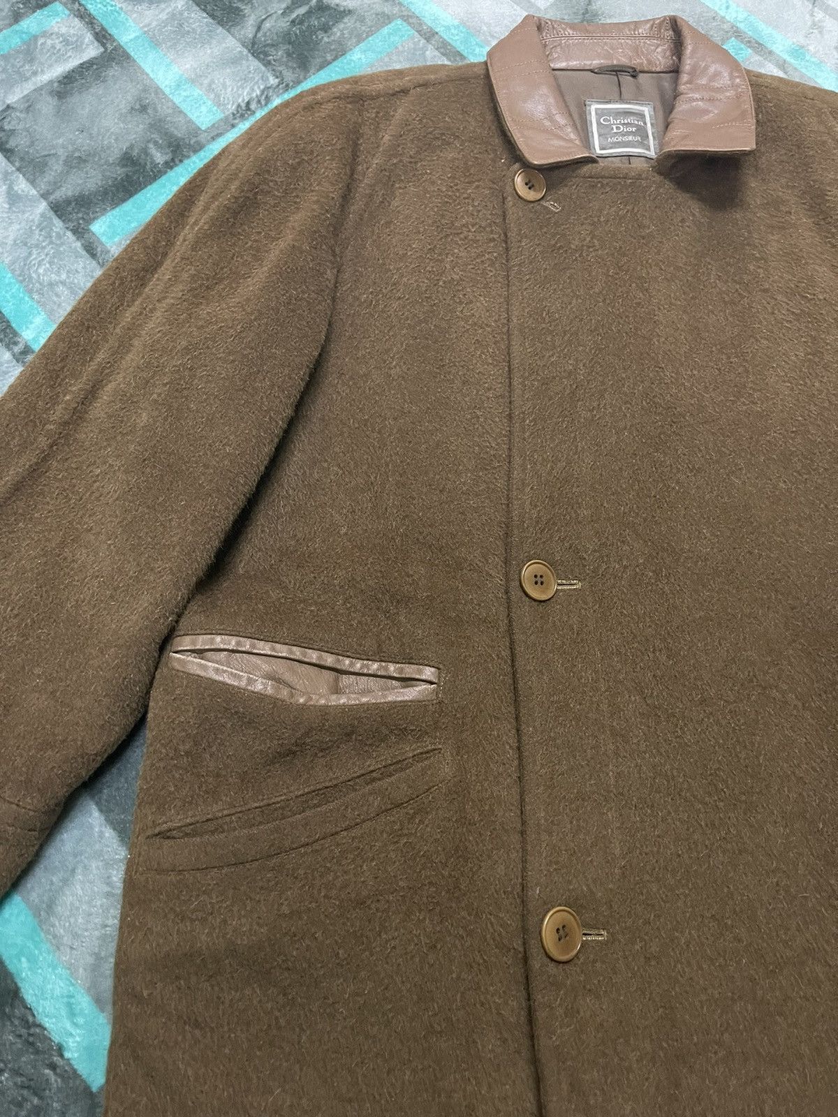 Christian Dior Monsieur VINTAGE CHRISTIAN DIOR MONSIEUR LEATHER COLLAR JACKET Size US M / EU 48-50 / 2 - 7 Thumbnail