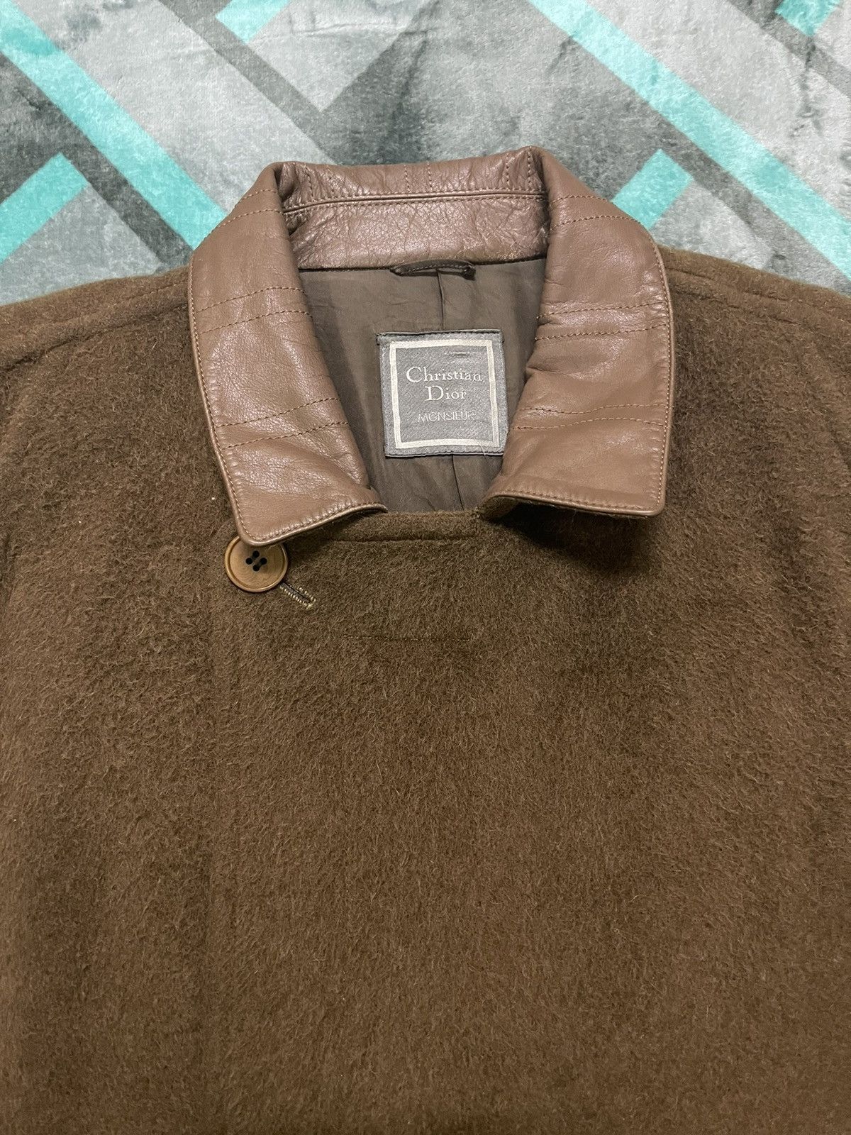 Christian Dior Monsieur VINTAGE CHRISTIAN DIOR MONSIEUR LEATHER COLLAR JACKET Size US M / EU 48-50 / 2 - 6 Thumbnail