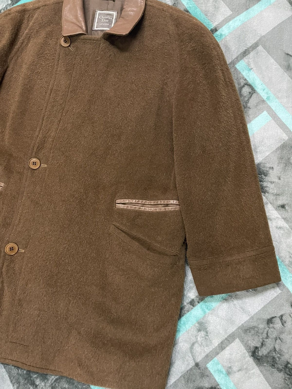 Christian Dior Monsieur VINTAGE CHRISTIAN DIOR MONSIEUR LEATHER COLLAR JACKET Size US M / EU 48-50 / 2 - 4 Thumbnail