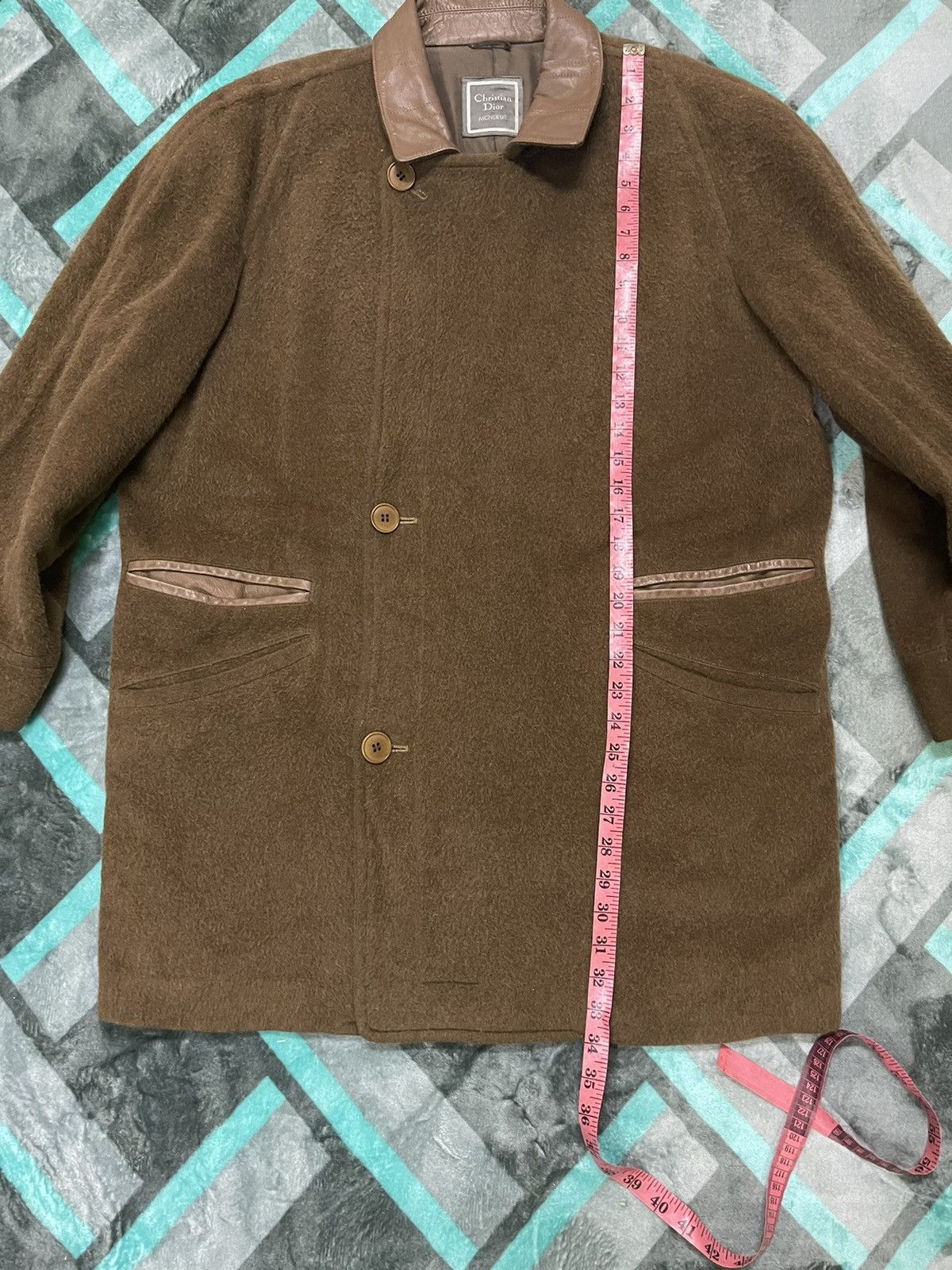 Christian Dior Monsieur VINTAGE CHRISTIAN DIOR MONSIEUR LEATHER COLLAR JACKET Size US M / EU 48-50 / 2 - 14 Thumbnail