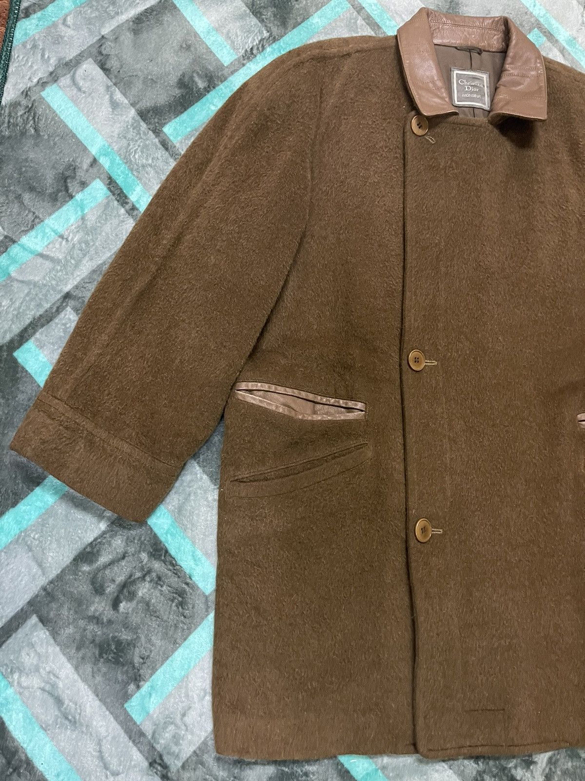 Christian Dior Monsieur VINTAGE CHRISTIAN DIOR MONSIEUR LEATHER COLLAR JACKET Size US M / EU 48-50 / 2 - 5 Thumbnail