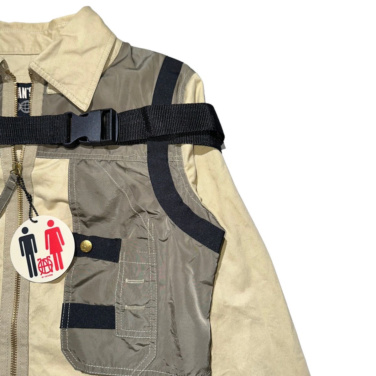 Jean Paul Gaultier A/W 2003 Bondage Parachute Dress (AW03, FW03, Cargo Shirt) Size M / US 6-8 / IT 42-44 - 2 Thumbnail
