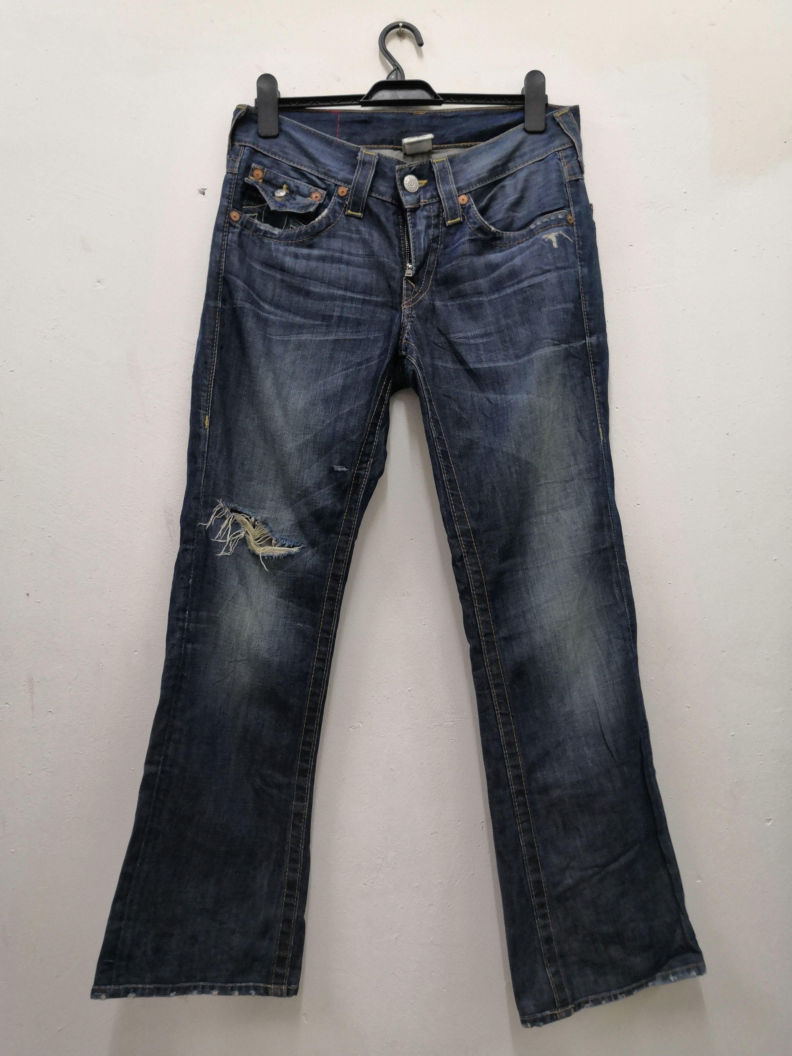 True Religion ✨Need Gone Today ✨True Religion Billy Denim Distressed Jean Size US 34 / EU 50 - 1 Thumbnail