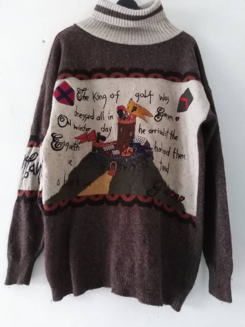 Jean Charles De Castelbajac Vtg Castelbajac Nice Wool Sweatshirt Size S / US 4 / IT 40 - 1 Thumbnail
