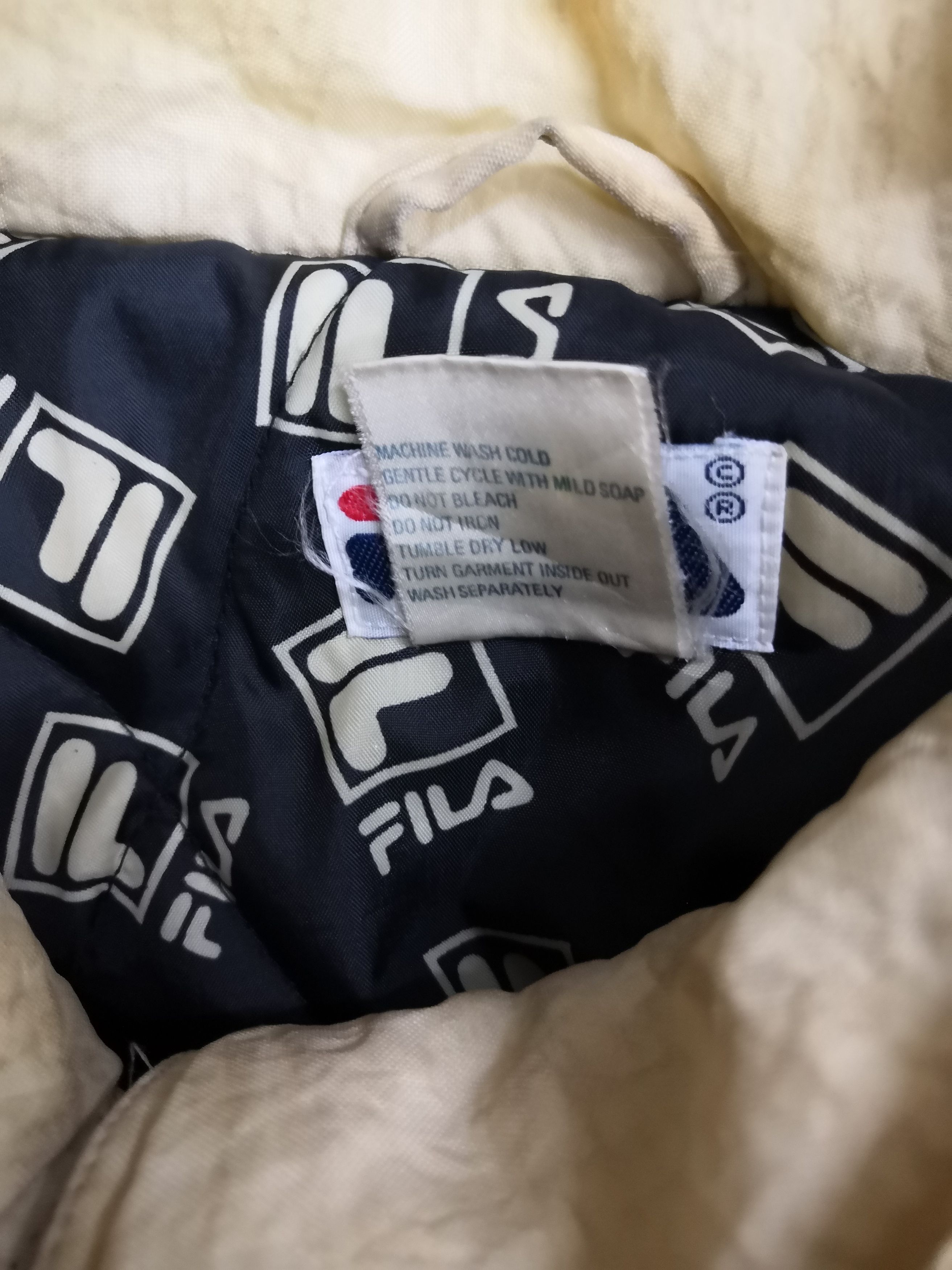 Fila × Vintage Vtg Fila Jacket Big Logo Hoodie Long Jacket Size US M / EU 48-50 / 2 - 10 Thumbnail