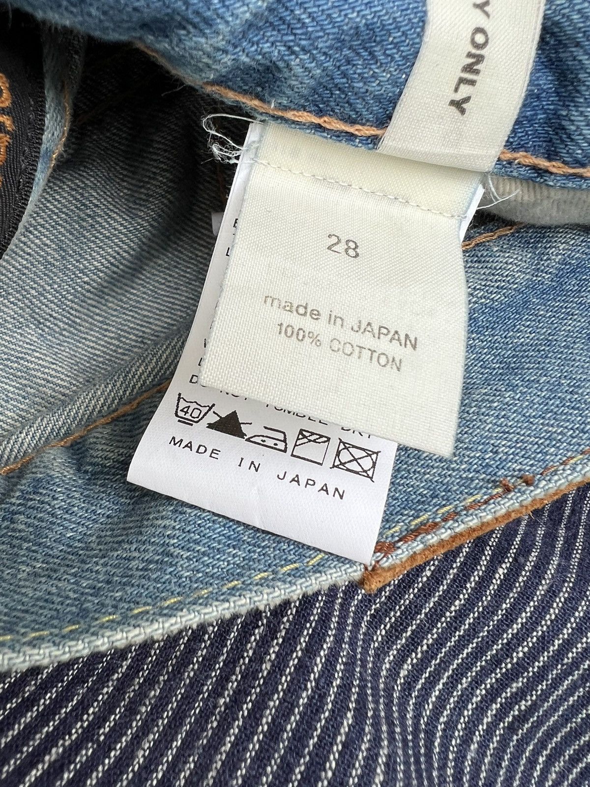 Chimala Chimala Japan Dirty Mud Denim Distressed Selvedge Short Pant Size US 33 - 24 Thumbnail