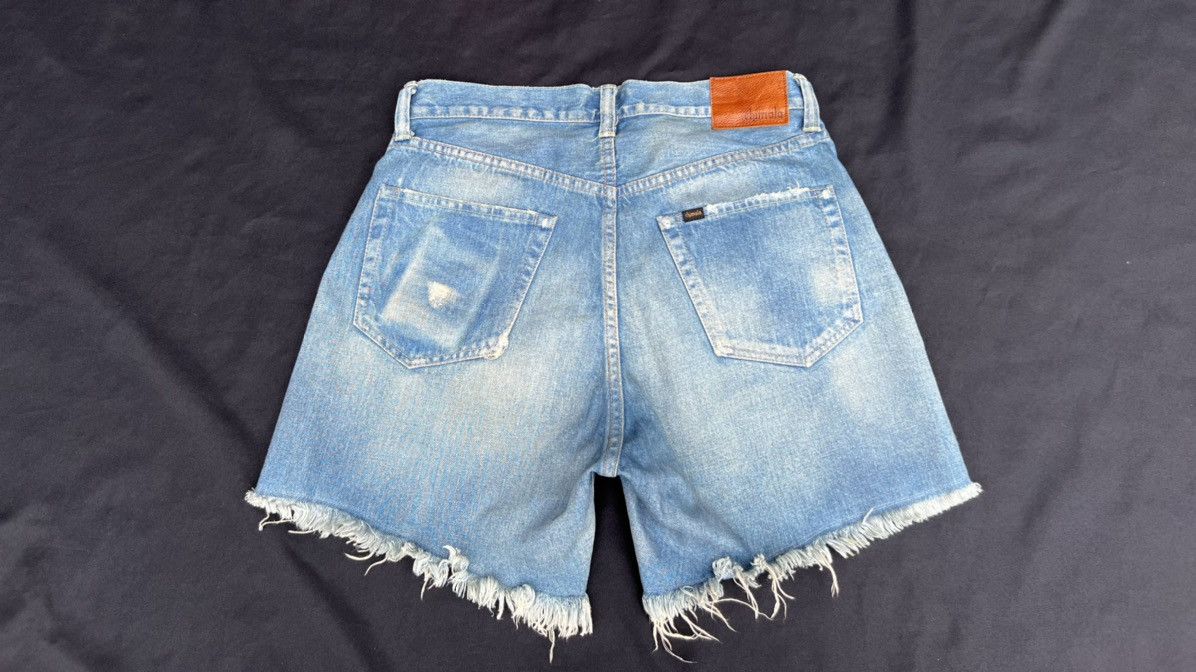 Chimala Chimala Japan Dirty Mud Denim Distressed Selvedge Short Pant Size US 33 - 5 Thumbnail