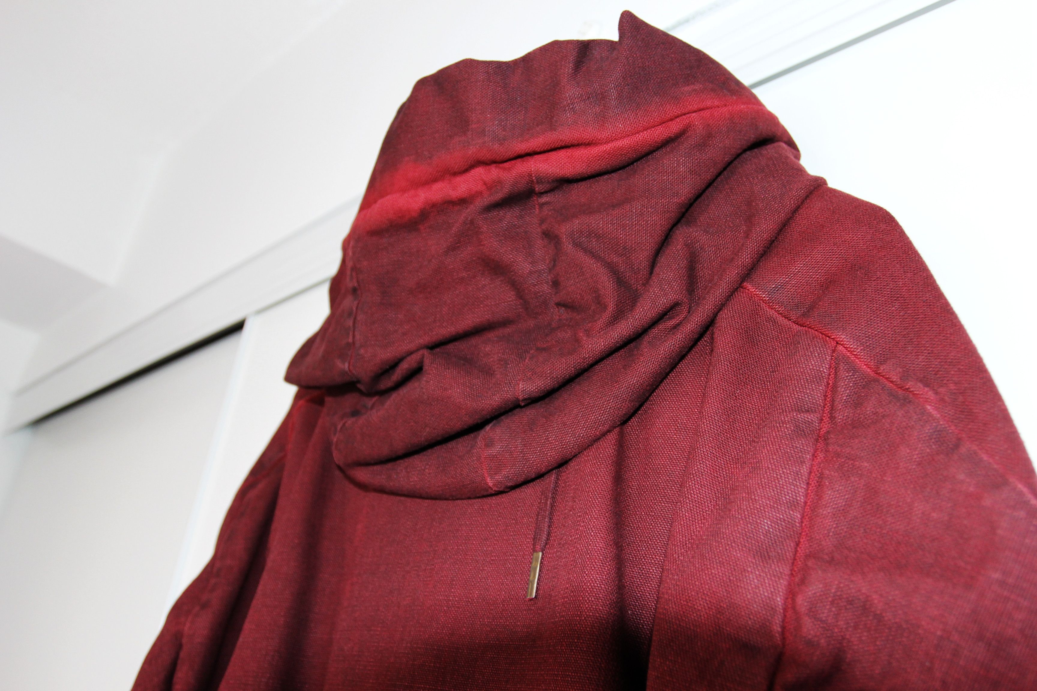 Boris Bidjan Saberi AW15 BORIS BIDJAN SABERI BLOOD RED 2 IN 1 COAT XL Size US XL / EU 56 / 4 - 16 Thumbnail