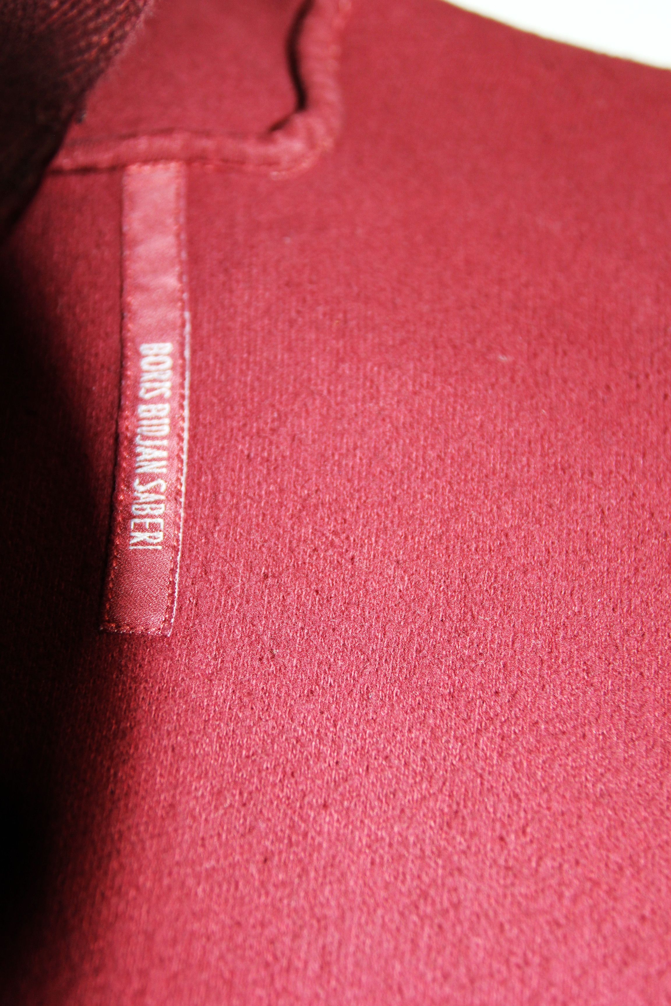 Boris Bidjan Saberi AW15 BORIS BIDJAN SABERI BLOOD RED 2 IN 1 COAT XL Size US XL / EU 56 / 4 - 12 Thumbnail