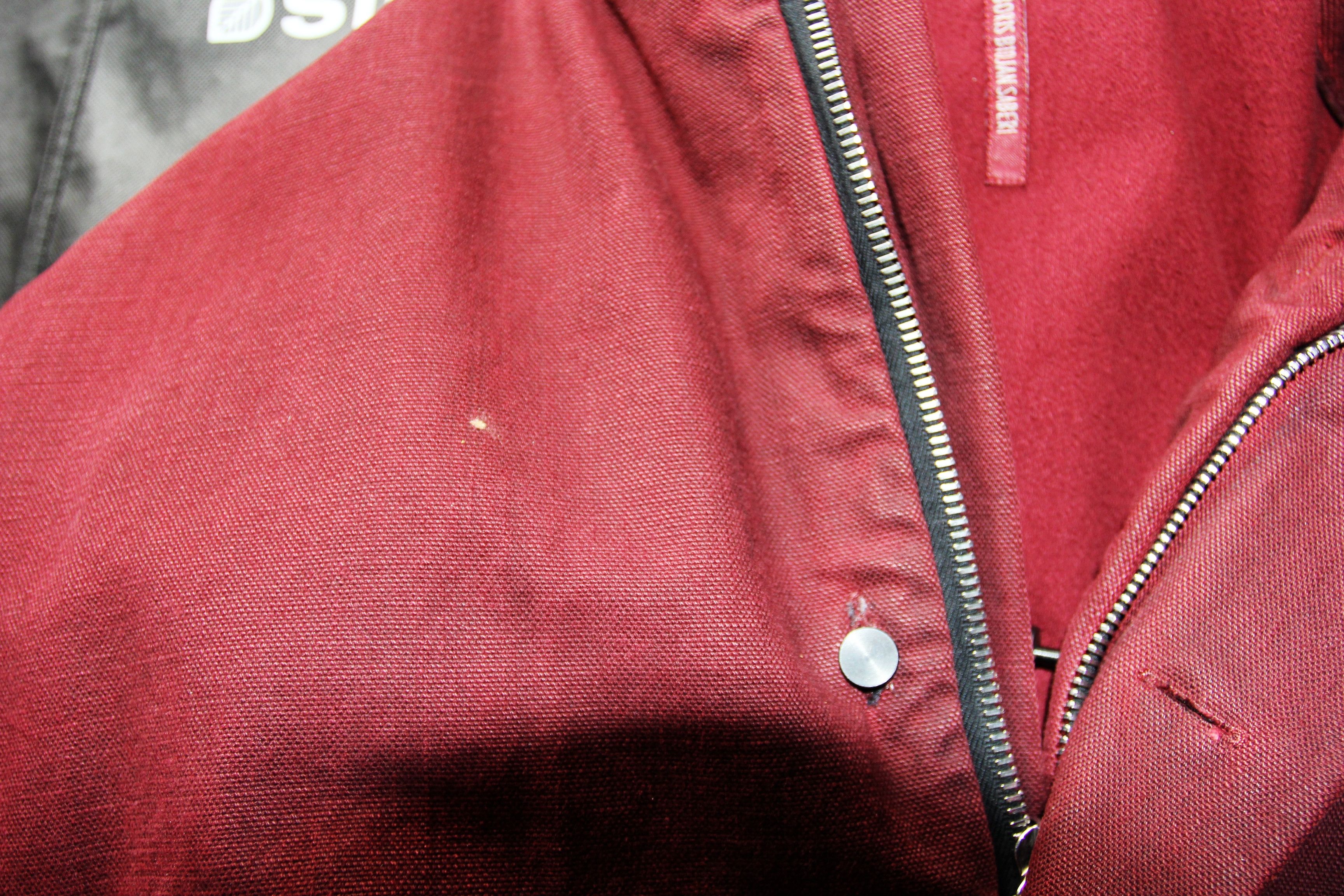 Boris Bidjan Saberi AW15 BORIS BIDJAN SABERI BLOOD RED 2 IN 1 COAT XL Size US XL / EU 56 / 4 - 20 Thumbnail