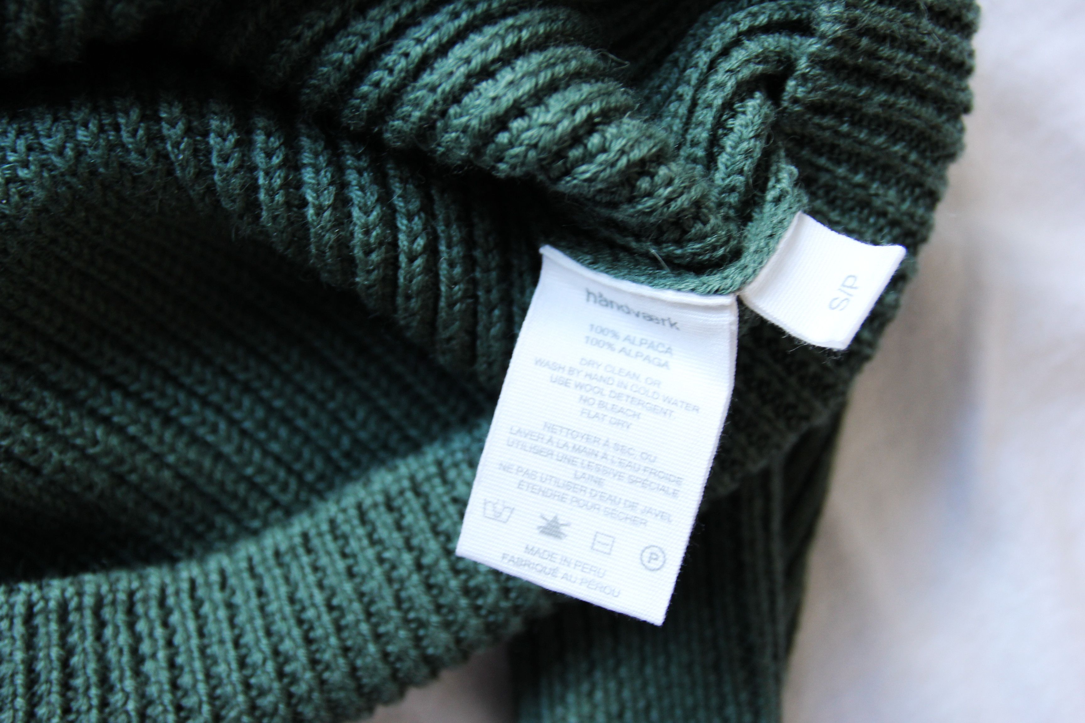 handvaerk BNWT AW21 HANDVAERK ALPACA RIBBED SWEATER S Size S / US 4 / IT 40 - 10 Thumbnail