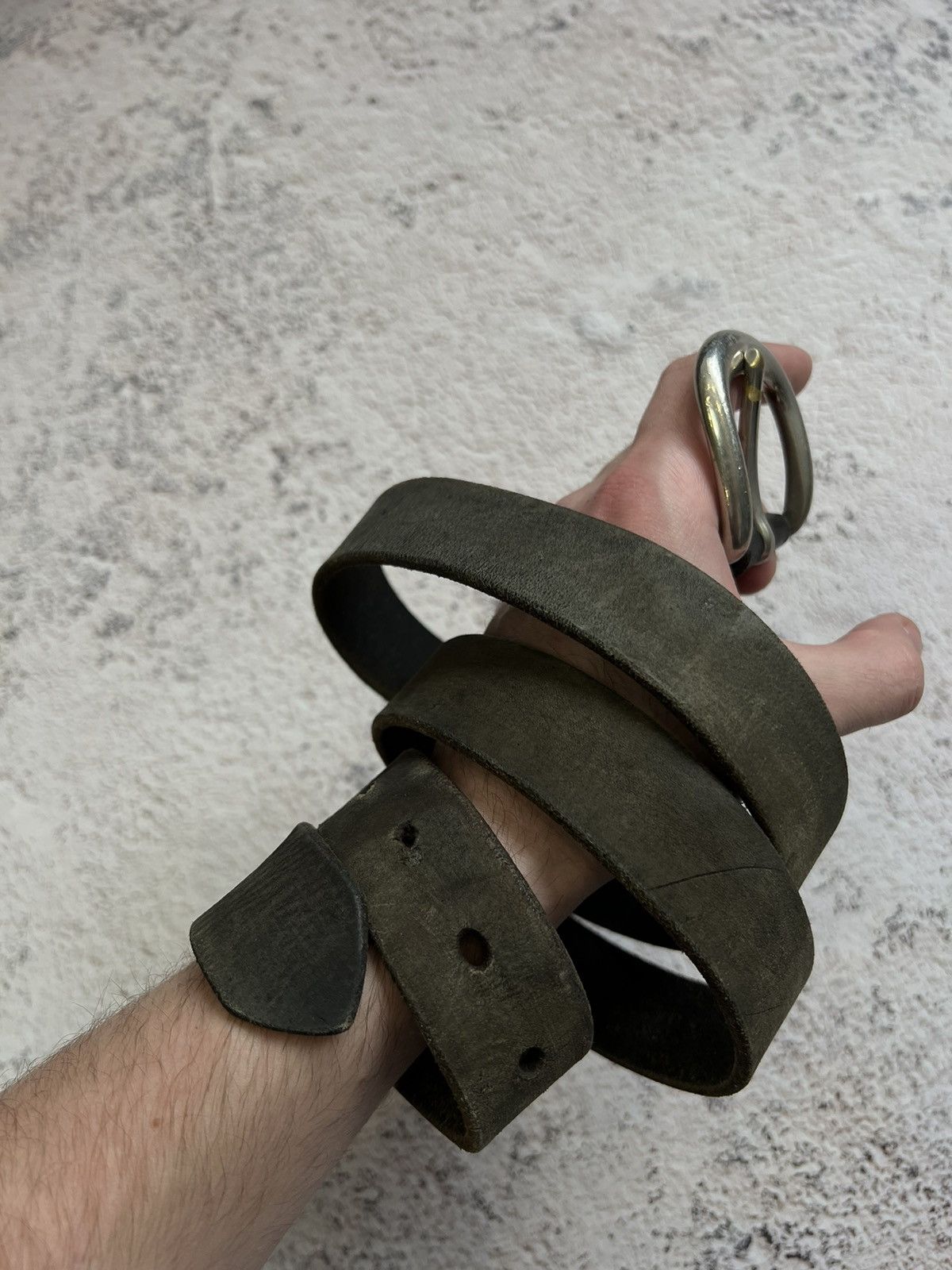 Harley Davidson × Japanese Brand × Vintage 1997 Harley Davidson Leather Belt Vintage Size ONE SIZE - 10 Thumbnail