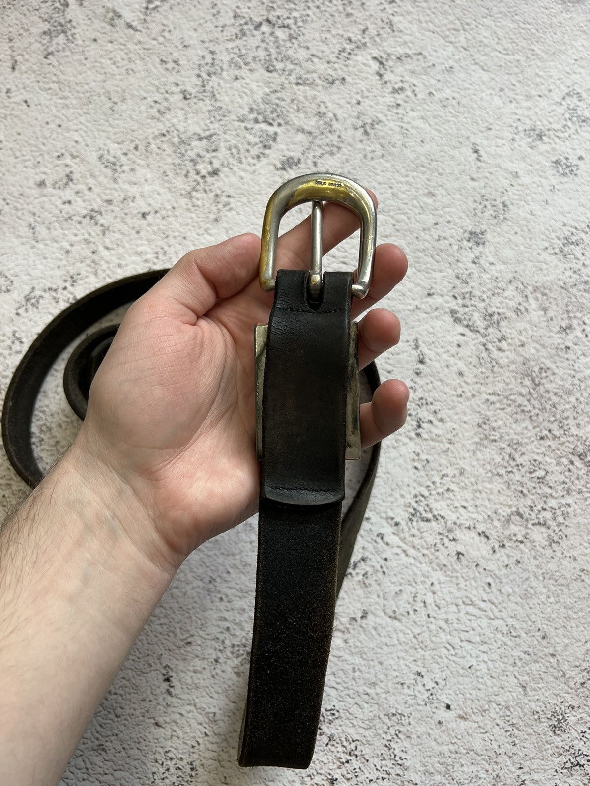 Harley Davidson × Japanese Brand × Vintage 1997 Harley Davidson Leather Belt Vintage Size ONE SIZE - 5 Thumbnail