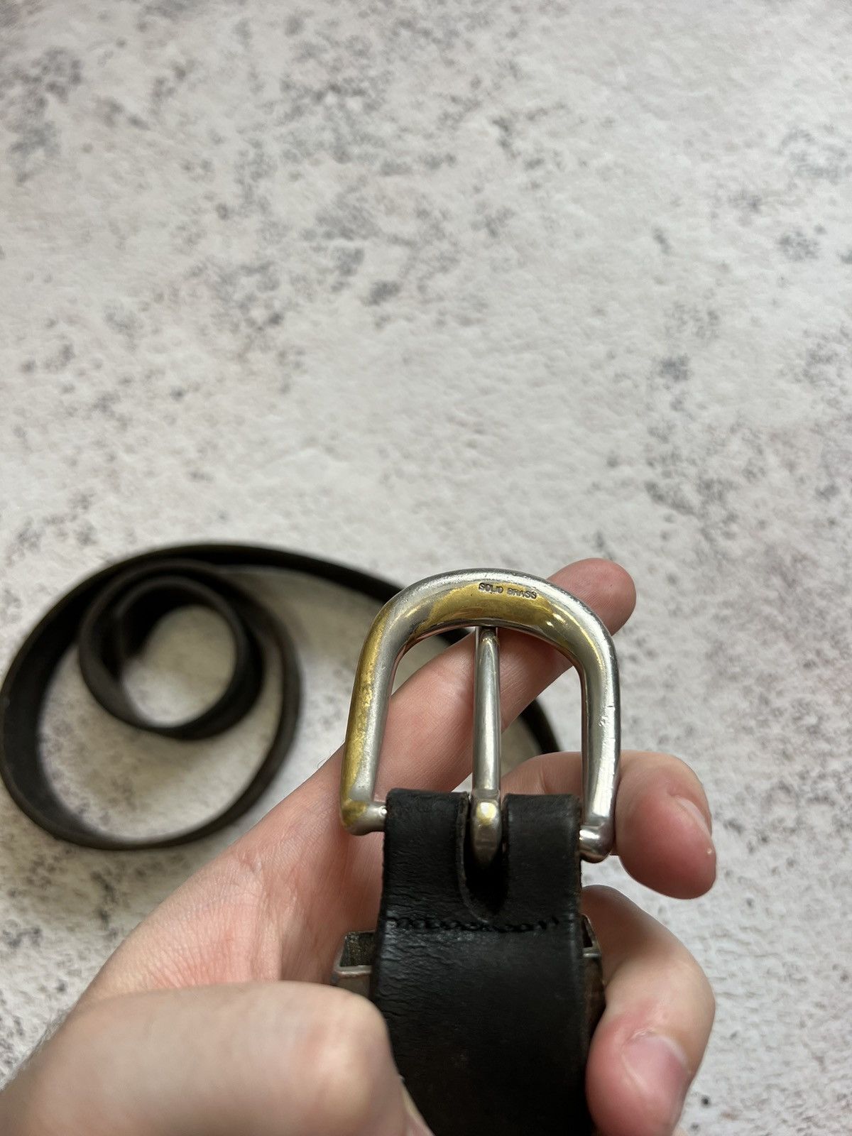 Harley Davidson × Japanese Brand × Vintage 1997 Harley Davidson Leather Belt Vintage Size ONE SIZE - 4 Thumbnail