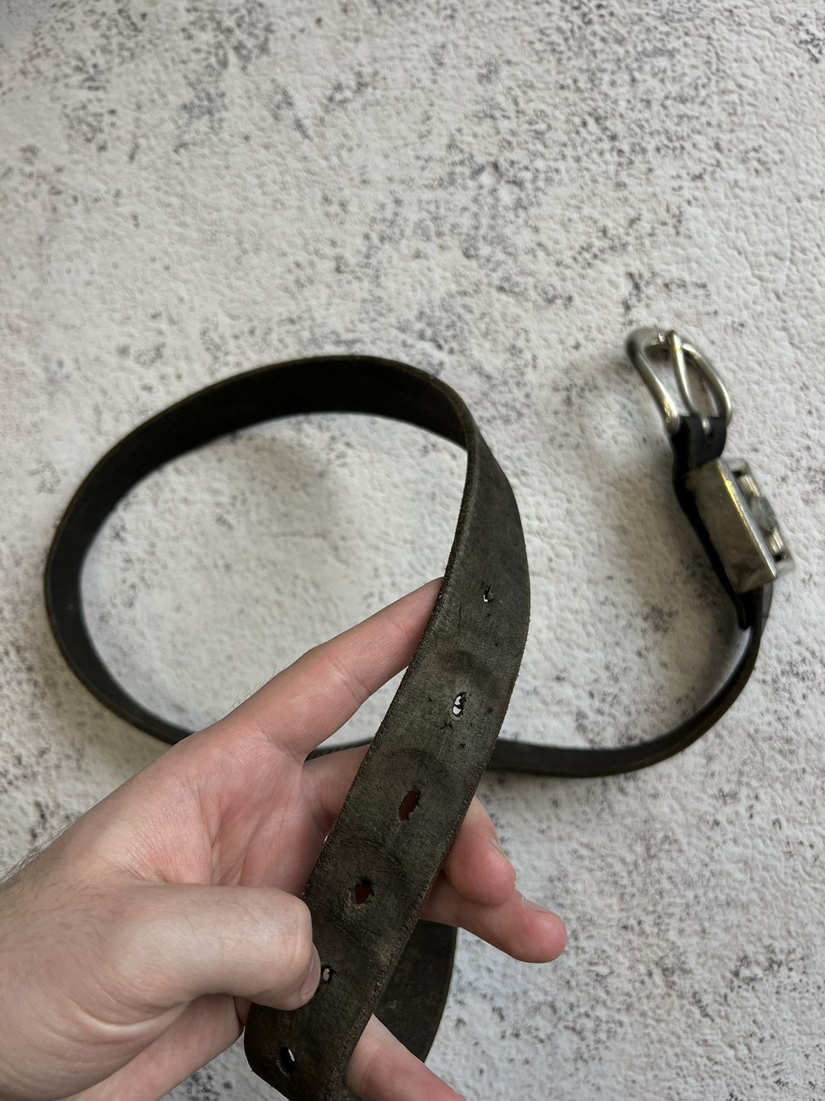 Harley Davidson × Japanese Brand × Vintage 1997 Harley Davidson Leather Belt Vintage Size ONE SIZE - 12 Thumbnail