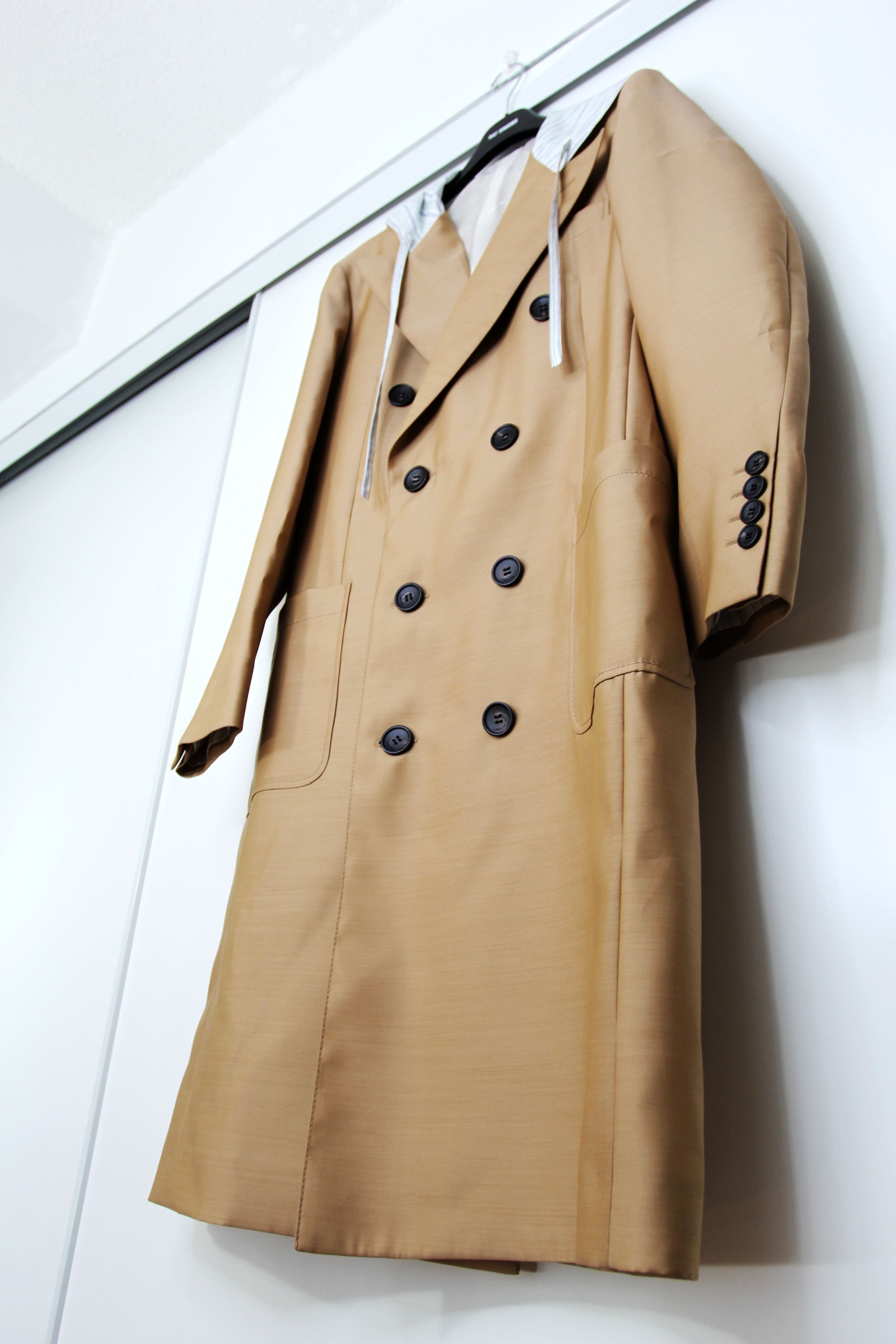 Lanvin BNWT SS20 LANVIN WOOL SILK BLEND HOODED COAT 48 Size US M / EU 48-50 / 2 - 9 Thumbnail