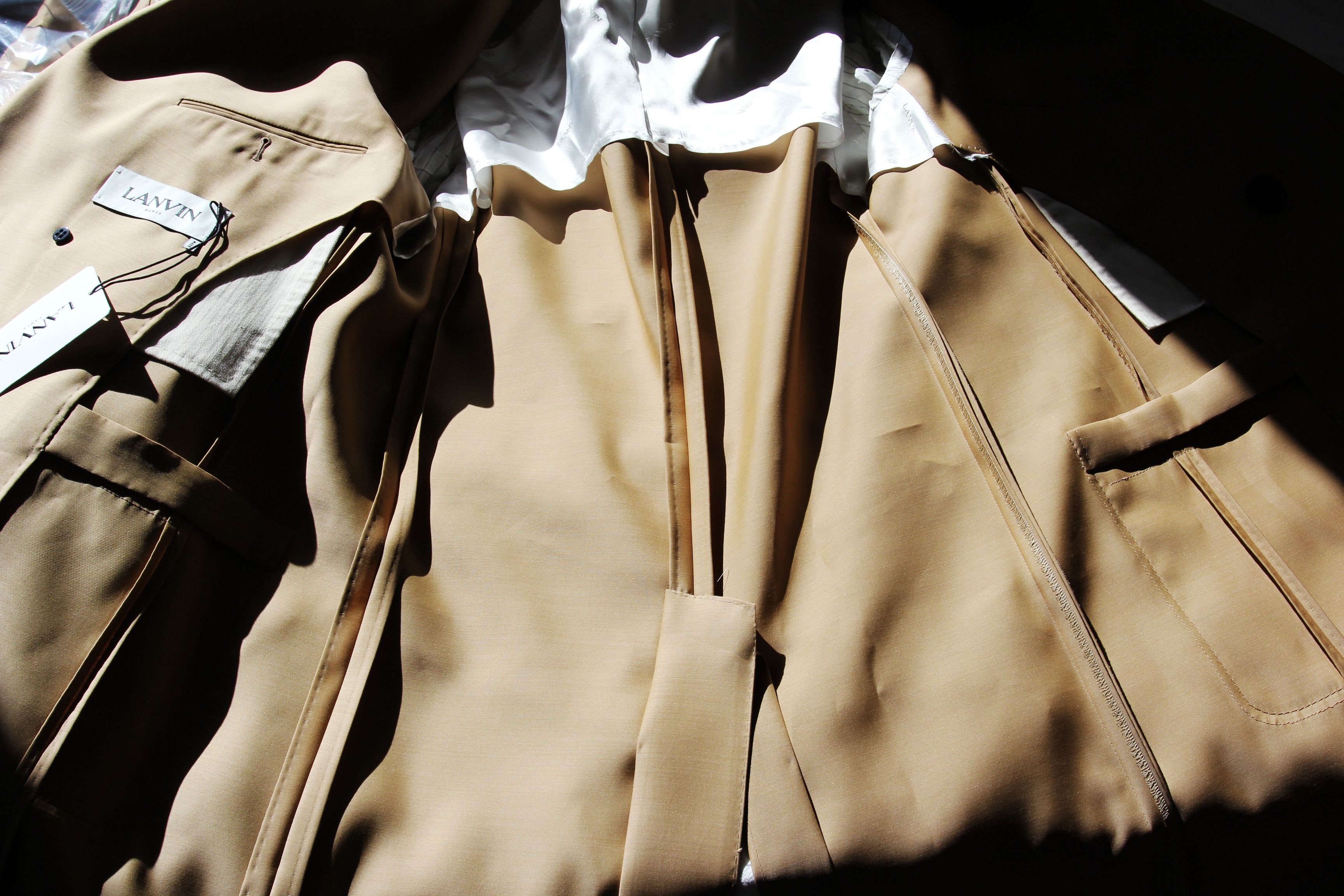 Lanvin BNWT SS20 LANVIN WOOL SILK BLEND HOODED COAT 48 Size US M / EU 48-50 / 2 - 13 Thumbnail