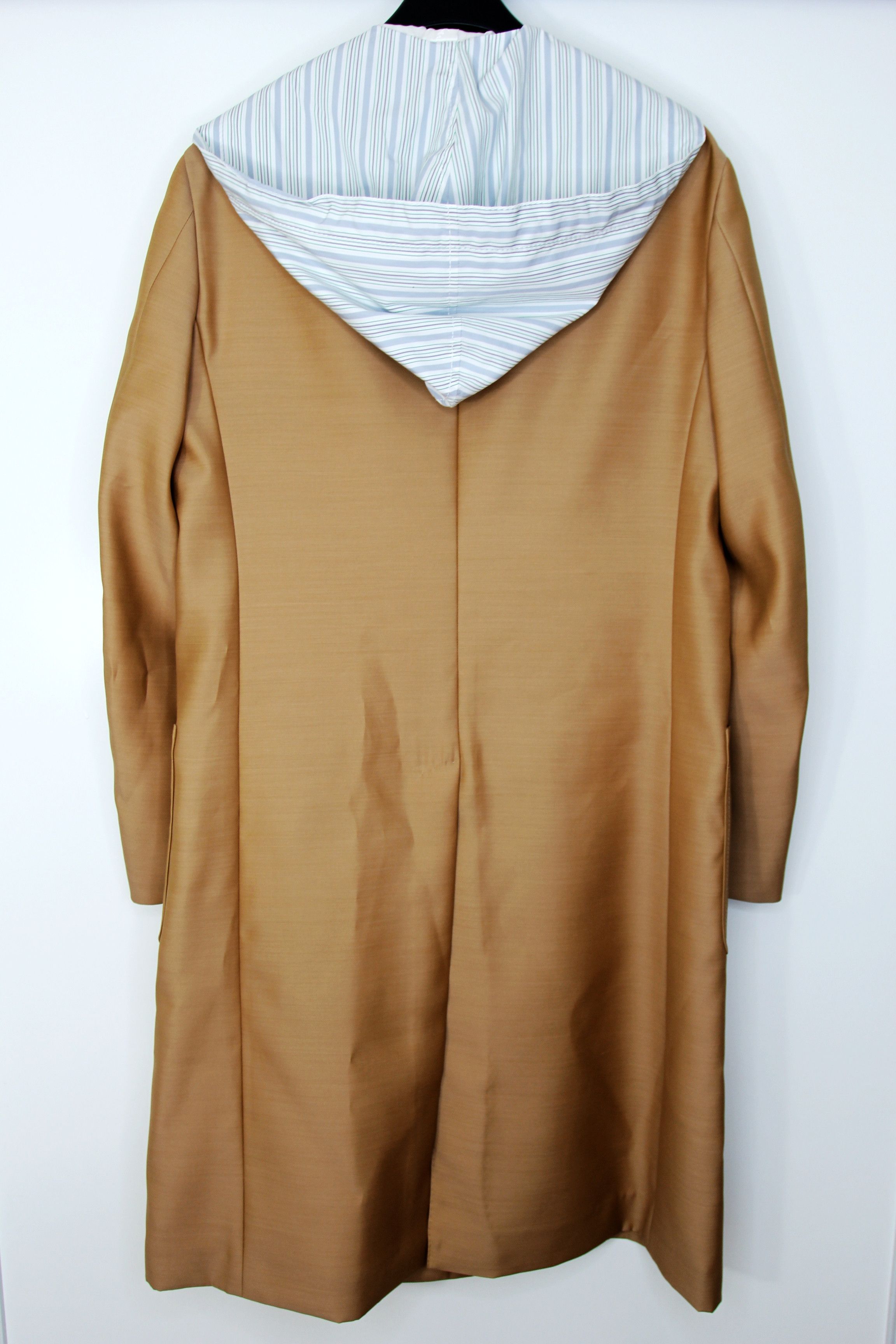 Lanvin BNWT SS20 LANVIN WOOL SILK BLEND HOODED COAT 48 Size US M / EU 48-50 / 2 - 3 Thumbnail