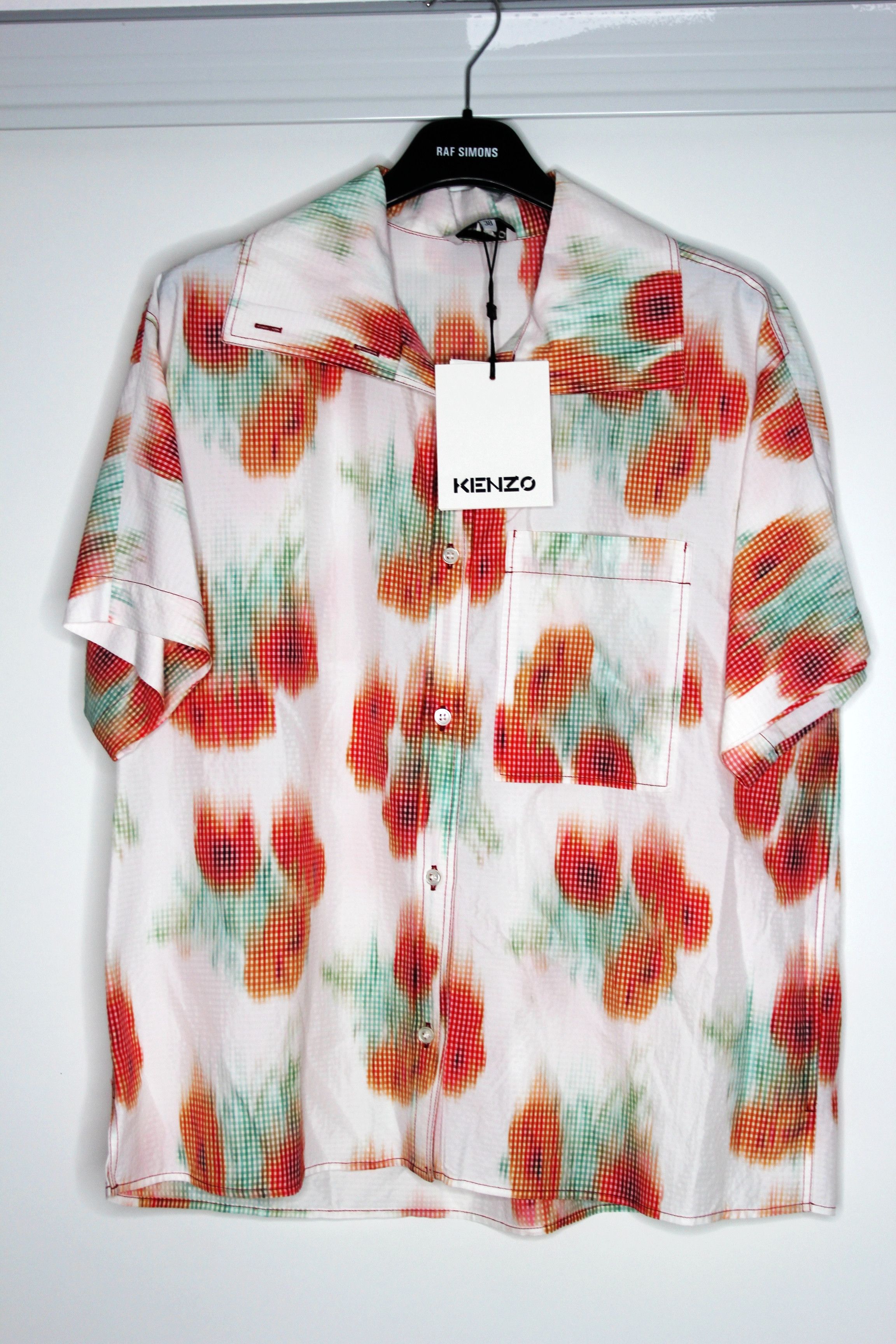 Kenzo BNWT SS21 KENZO PRINTED HAWAIIAN SHIRT 38 Size US M / EU 48-50 / 2 - 2 Thumbnail