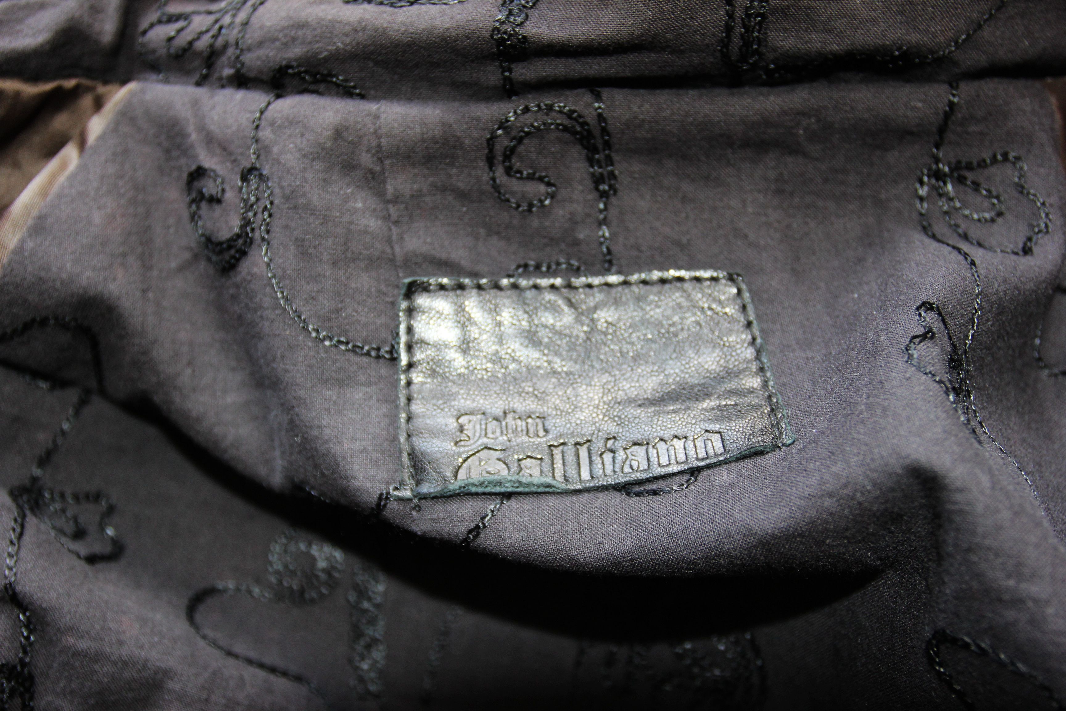 John Galliano JOHN GALLIANO LEATHER JACKET 40 Size US M / EU 48-50 / 2 - 11 Thumbnail