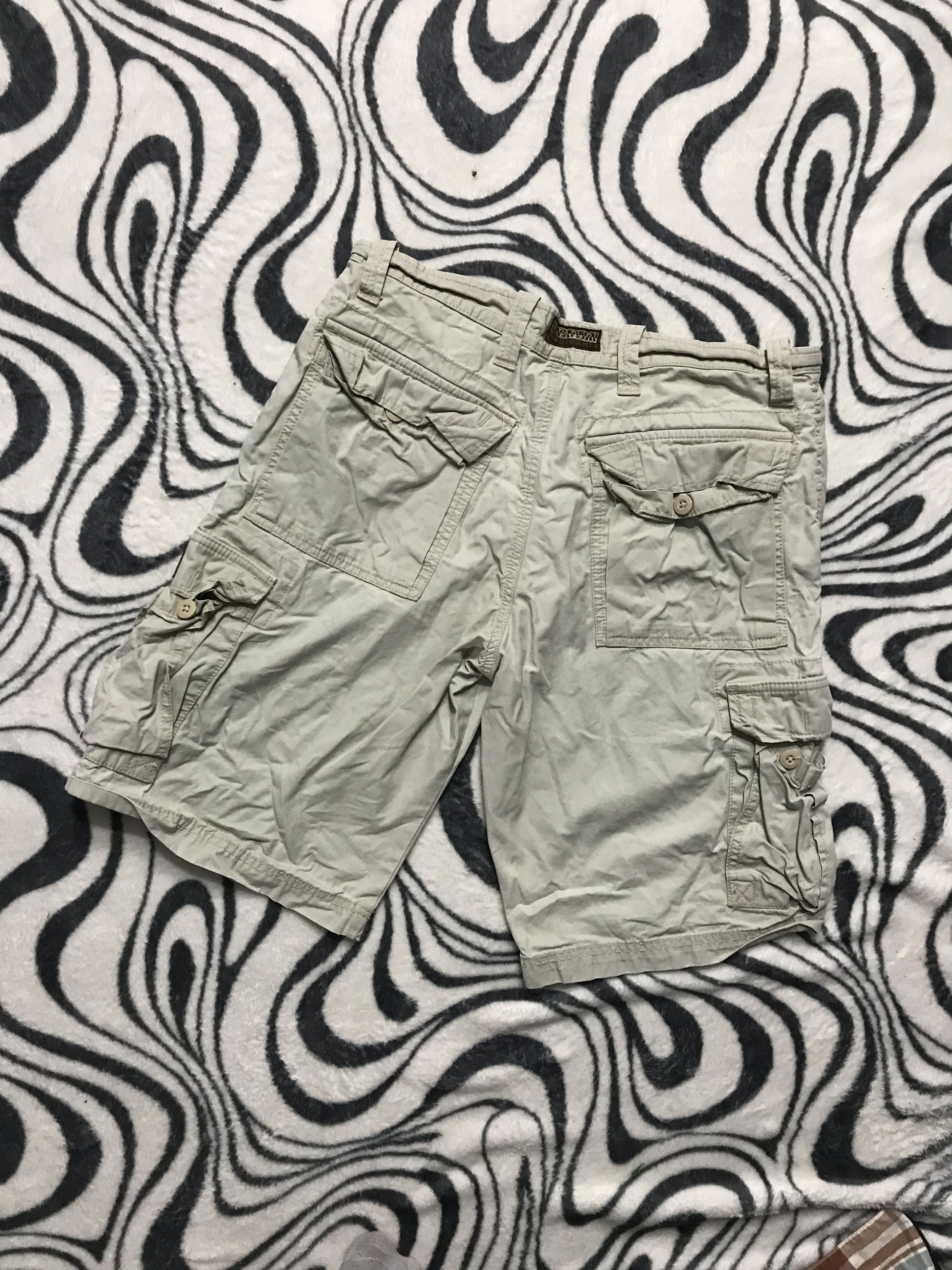 Napapijri × Vintage Napapijri Vintage Mens Cargo Shorts Size US 33 - 4 Thumbnail
