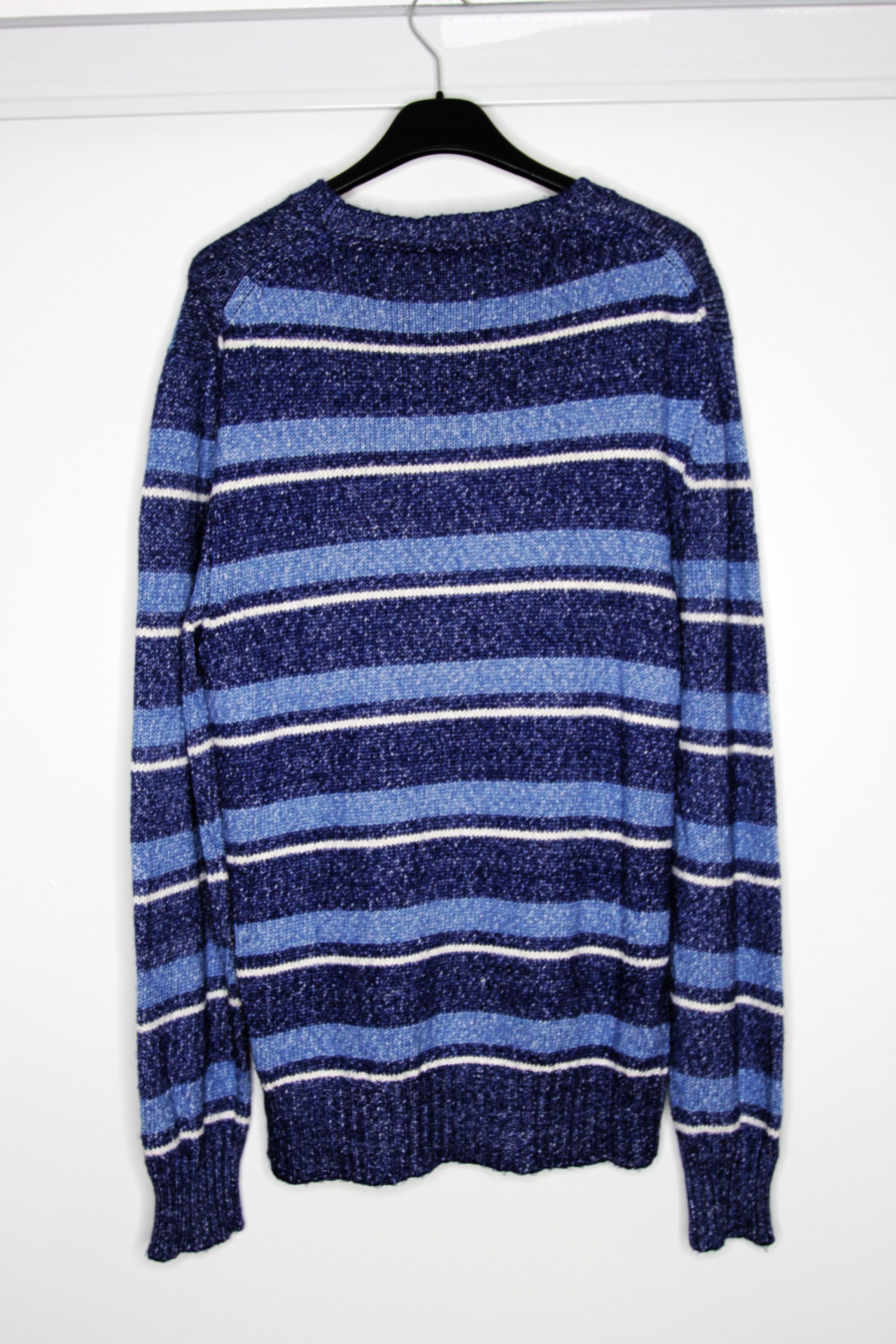 BNWT SS22 OFFICINE GENERALE MARCO HTR STRIPED SWEATER L