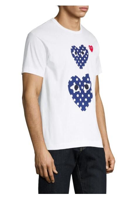 Comme des Garcons PLAY BNWT AW20 COMME DES GARCONS PLAY POLKA DOT 2HEART TSHIRT S Size US S / EU 44-46 / 1 - 15 Thumbnail