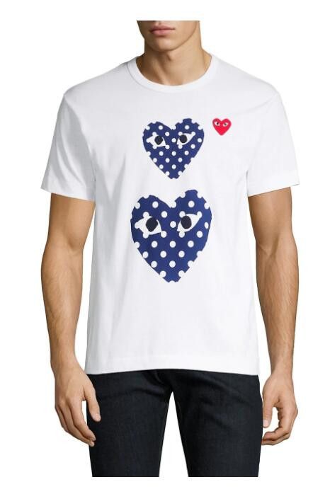 Comme des Garcons PLAY BNWT AW20 COMME DES GARCONS PLAY POLKA DOT 2HEART TSHIRT S Size US S / EU 44-46 / 1 - 1 Thumbnail