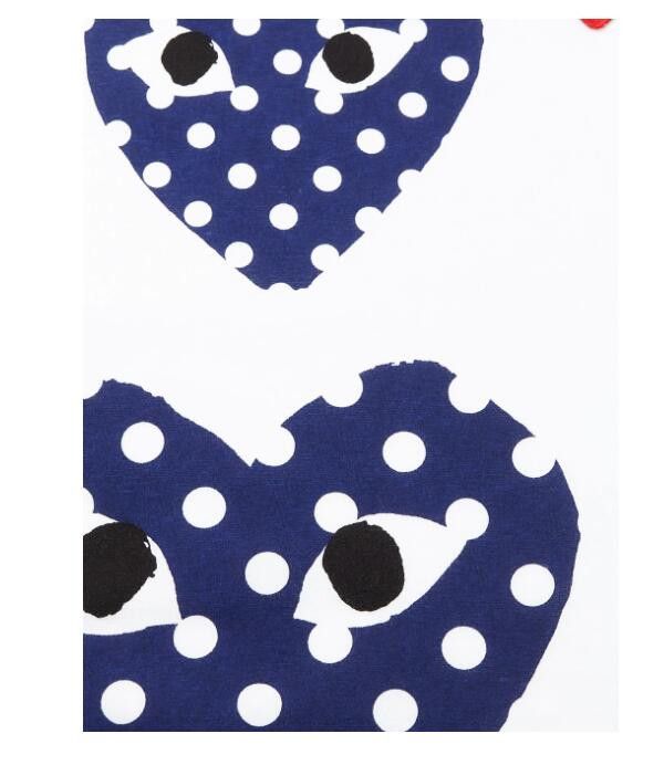 Comme des Garcons PLAY BNWT AW20 COMME DES GARCONS PLAY POLKA DOT 2HEART TSHIRT S Size US S / EU 44-46 / 1 - 17 Thumbnail