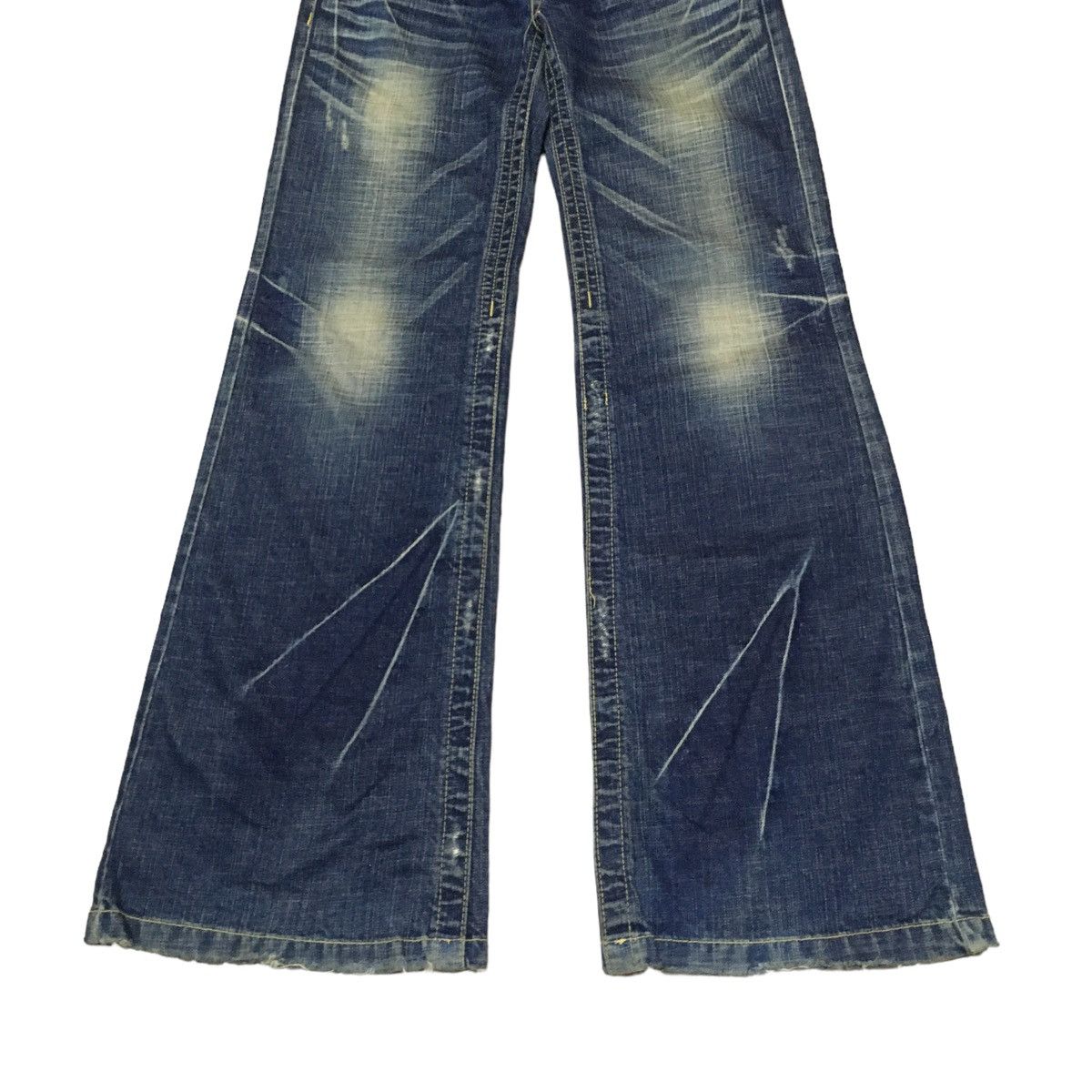 If Six Was Nine × Japanese Brand Very Rare Design Vintage Brand Studio RP Flared Jeans 1990s Size US 27 - 5 Thumbnail