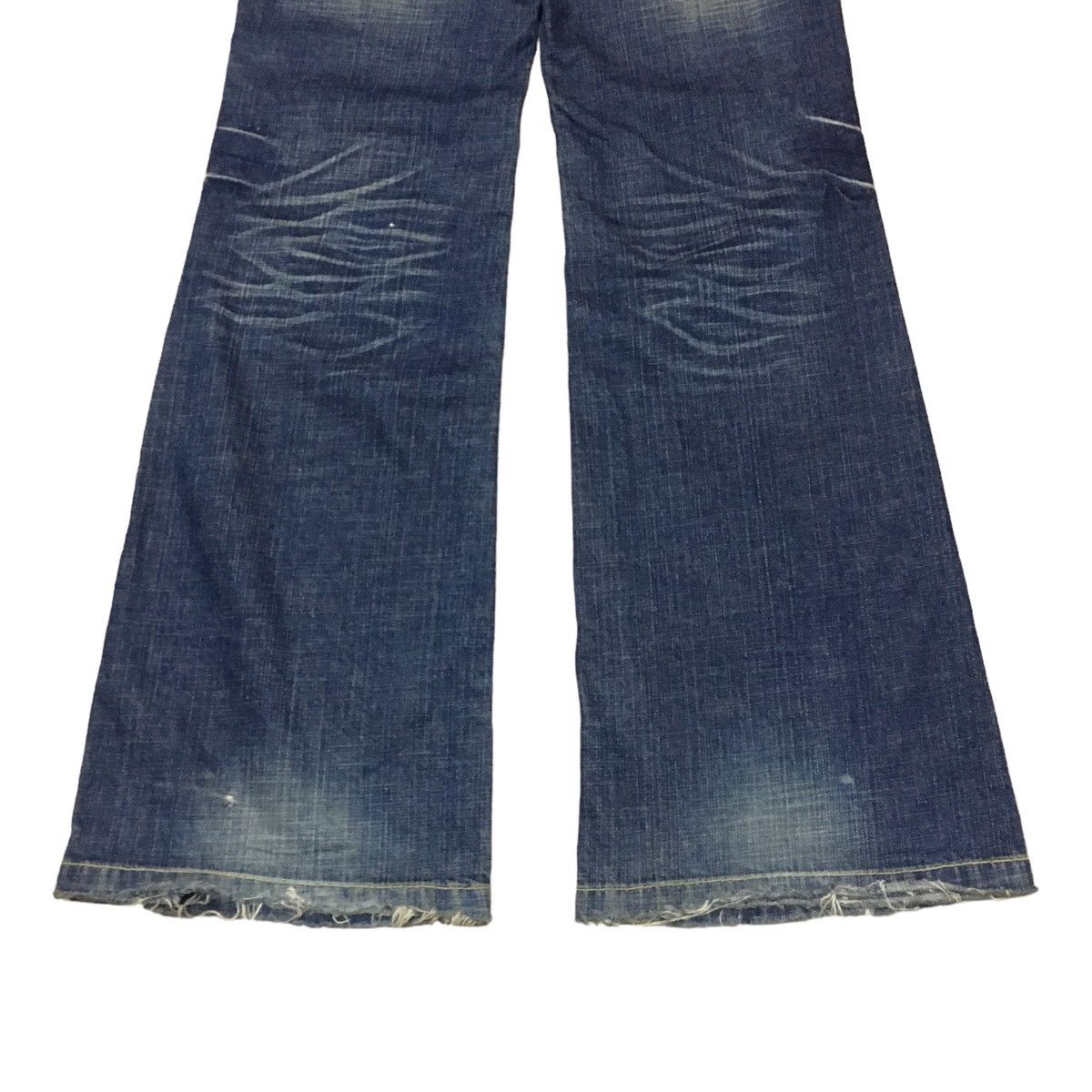 If Six Was Nine × Japanese Brand Very Rare Design Vintage Brand Studio RP Flared Jeans 1990s Size US 27 - 6 Thumbnail