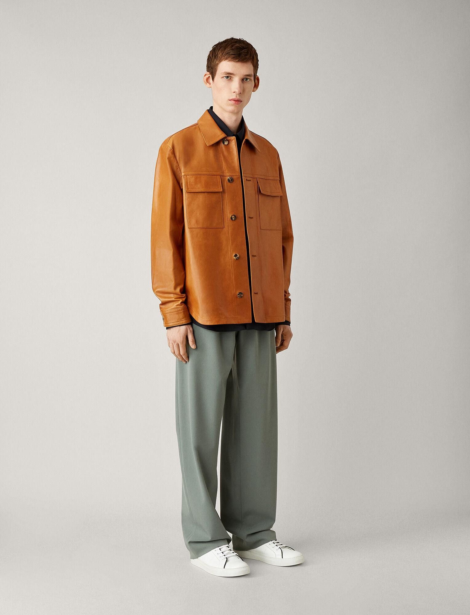 Joseph BNWT SS20 JOSEPH STEPHEN LEATHER OVERSHIRT JACKET 48 Size US M / EU 48-50 / 2 - 21 Thumbnail