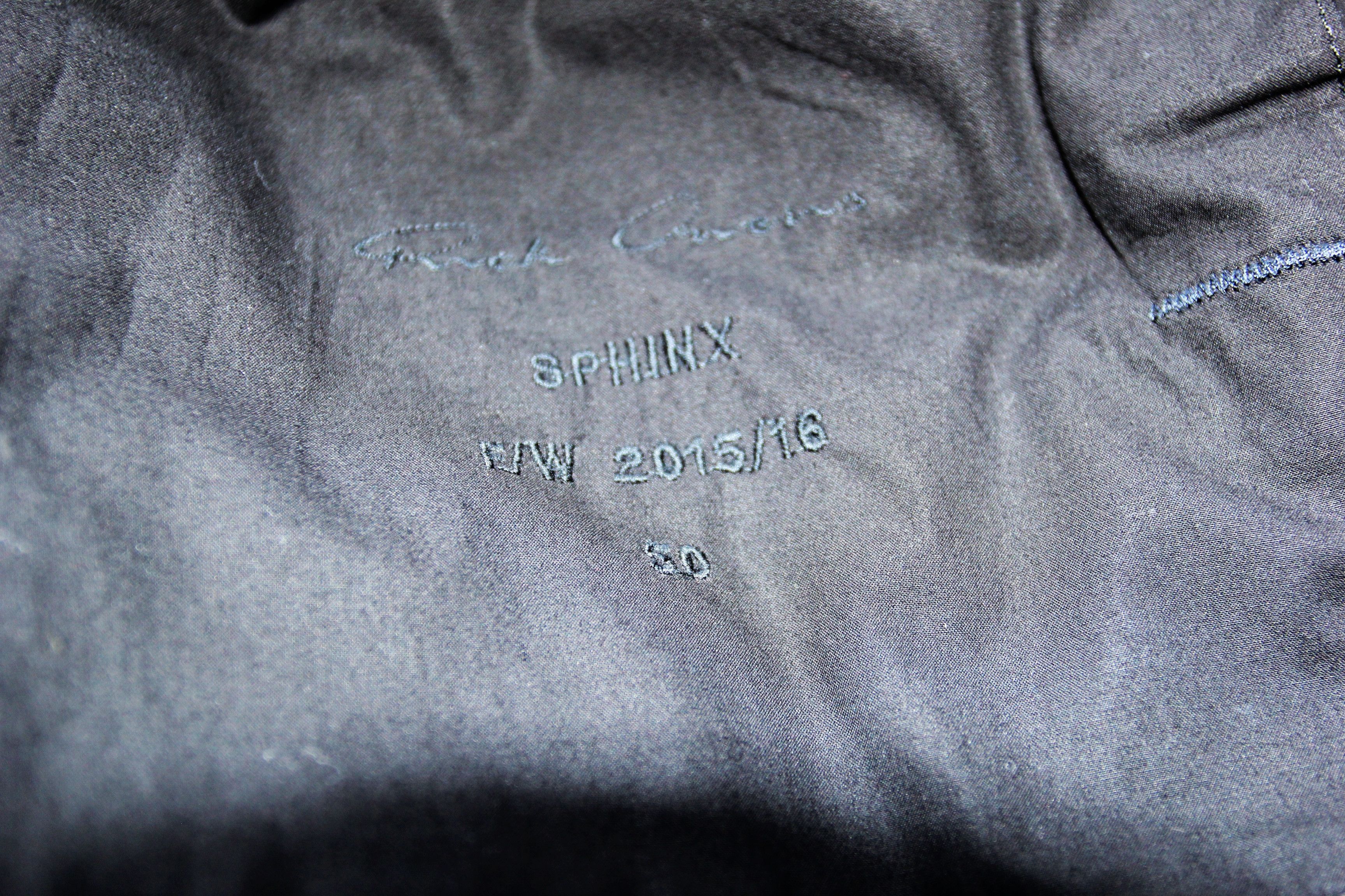 Rick Owens AW15 RICK OWENS "SPHINX" WOOL COAT 50 Size US M / EU 48-50 / 2 - 12 Thumbnail