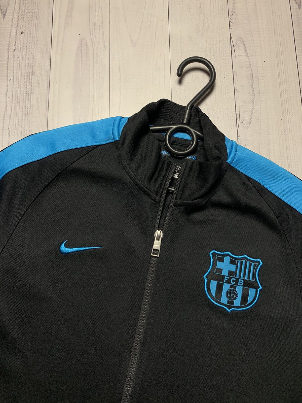 Nike × Vintage Vintage Nike Barcelona track jacket size S blue line Size US S / EU 44-46 / 1 - 3 Thumbnail