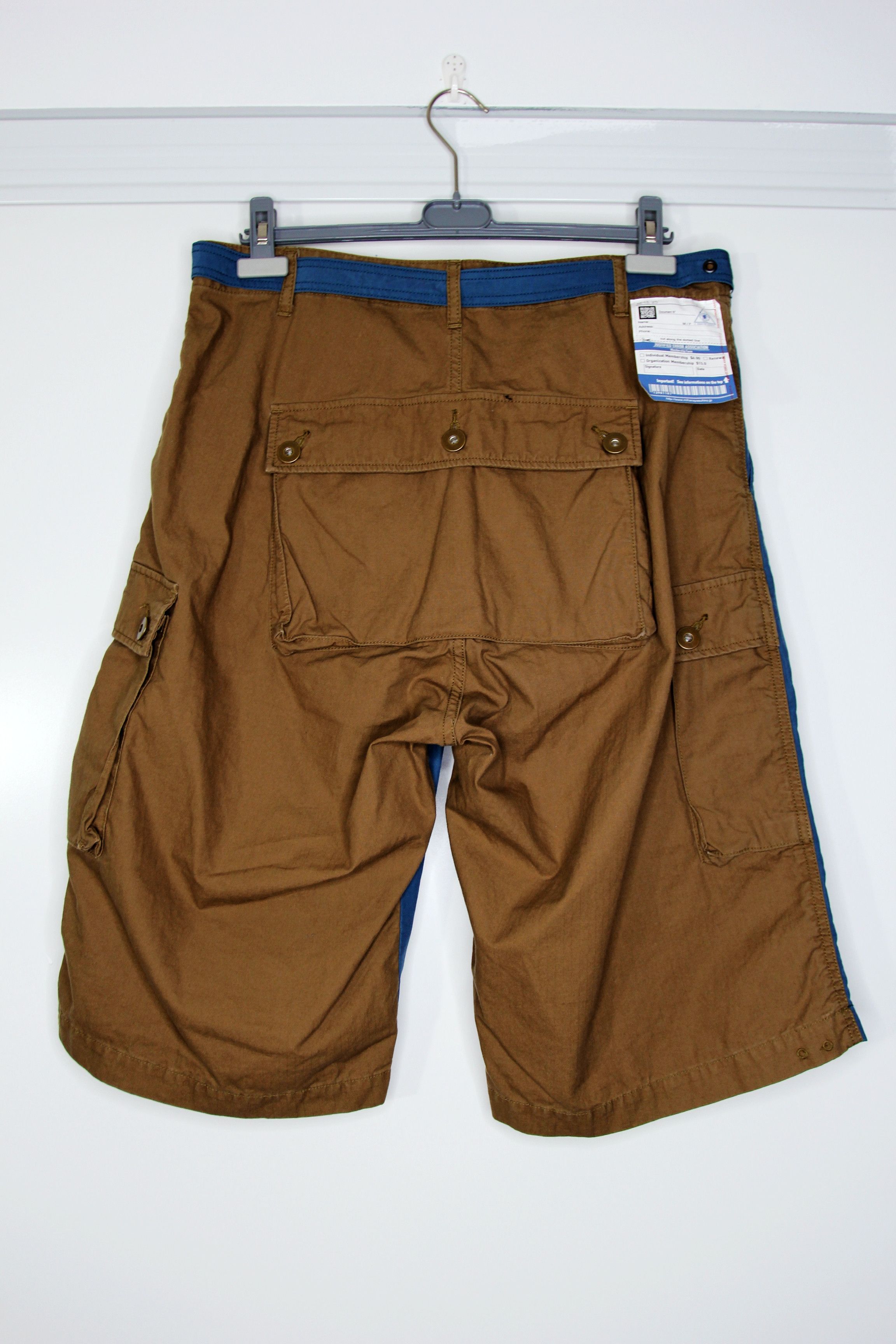 Maison MIHARA YASUHIRO BNWT SS20 MIHARAYASUHIRO SPLIT CARGO SHORTS 50 Size US 34 / EU 50 - 3 Thumbnail